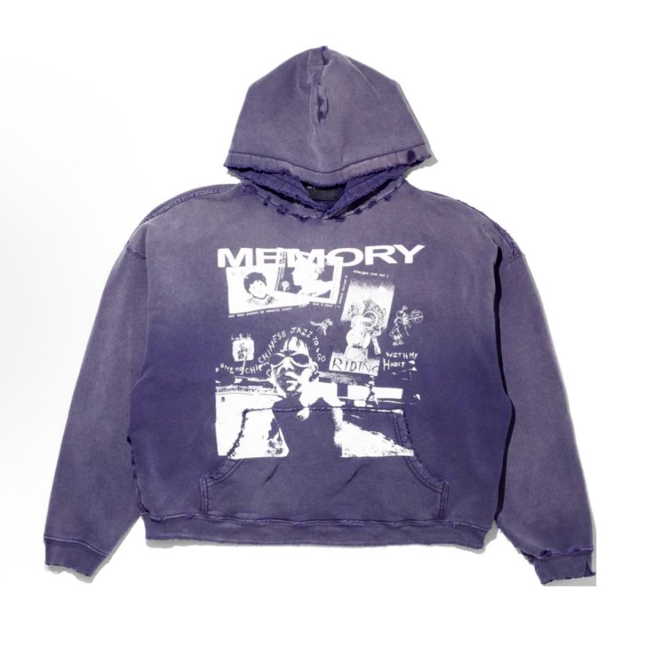 Enfants Riches Déprimés Memory Hoodie 'Nightshade'  - DesignerGu