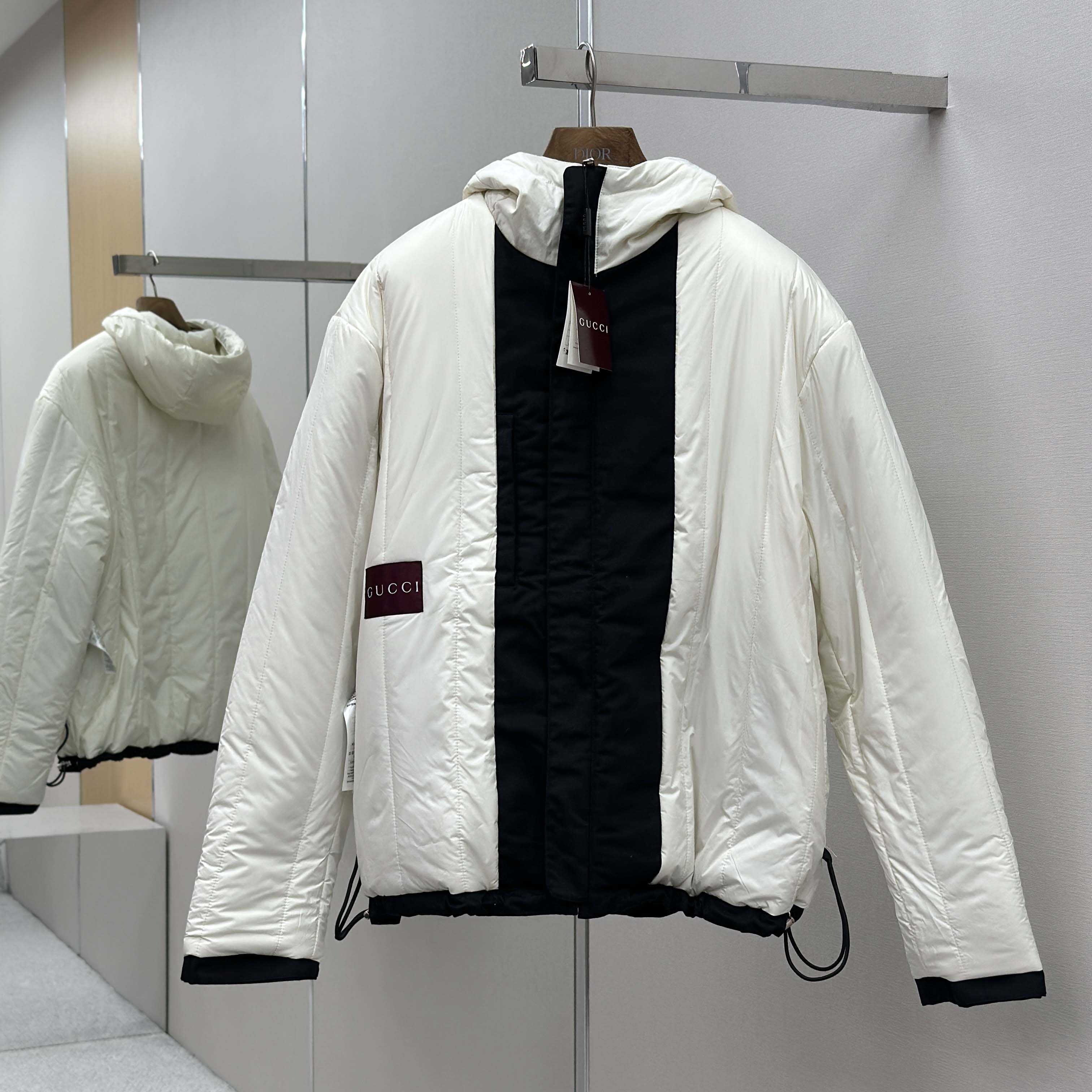 Gucci Canvas Hooded Jacket - DesignerGu