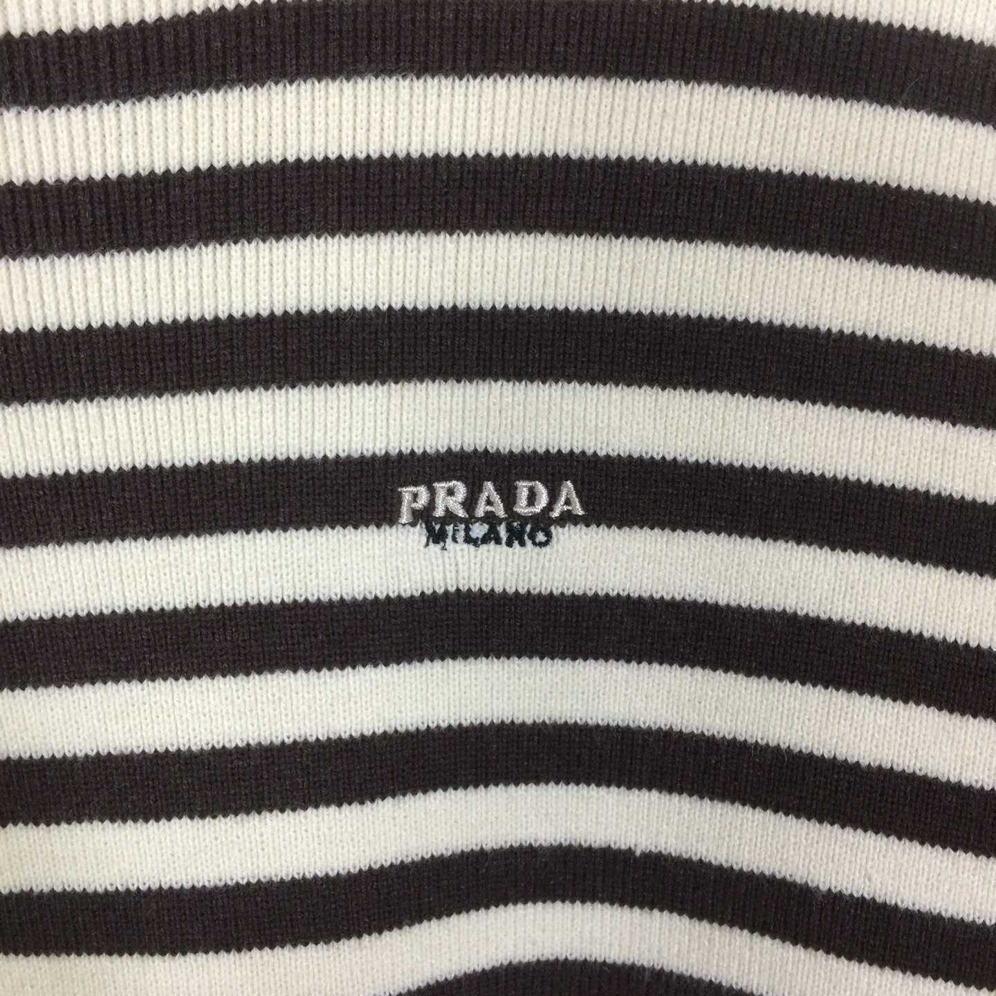 Prada Dark Brown Superfine Wool Turtleneck Sweater  - DesignerGu