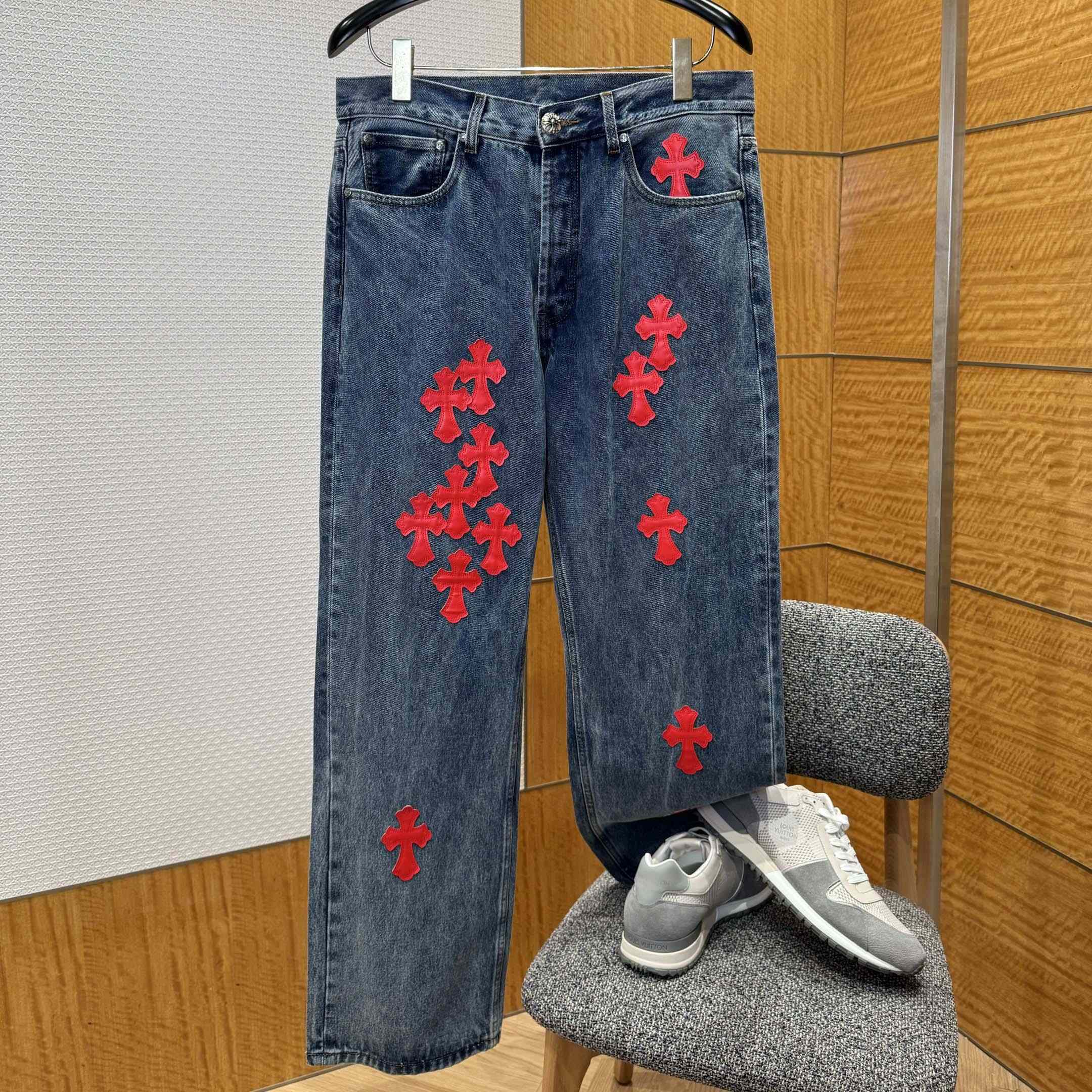 Chrome Hearts Jeans - DesignerGu