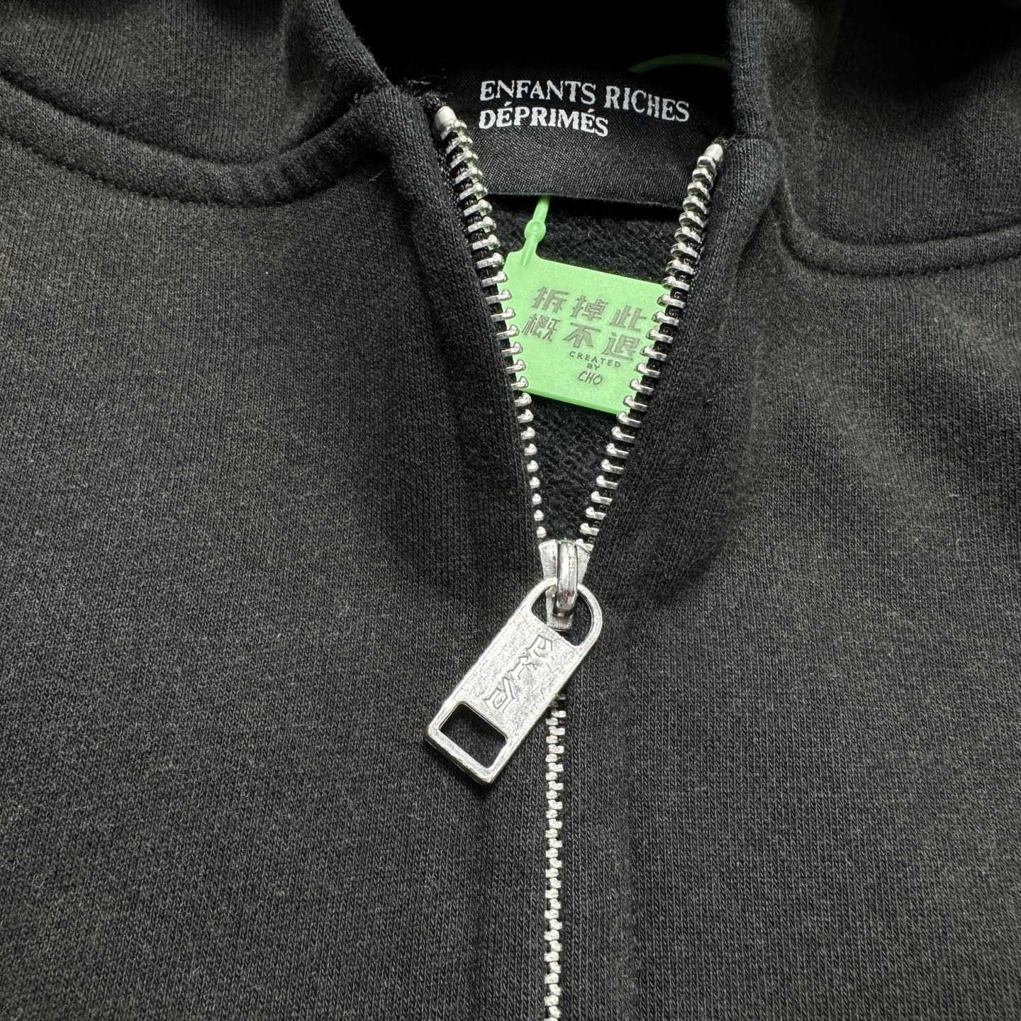 Enfants Riches Déprimés Cotton Jersey Zip-Up Hoodie - DesignerGu