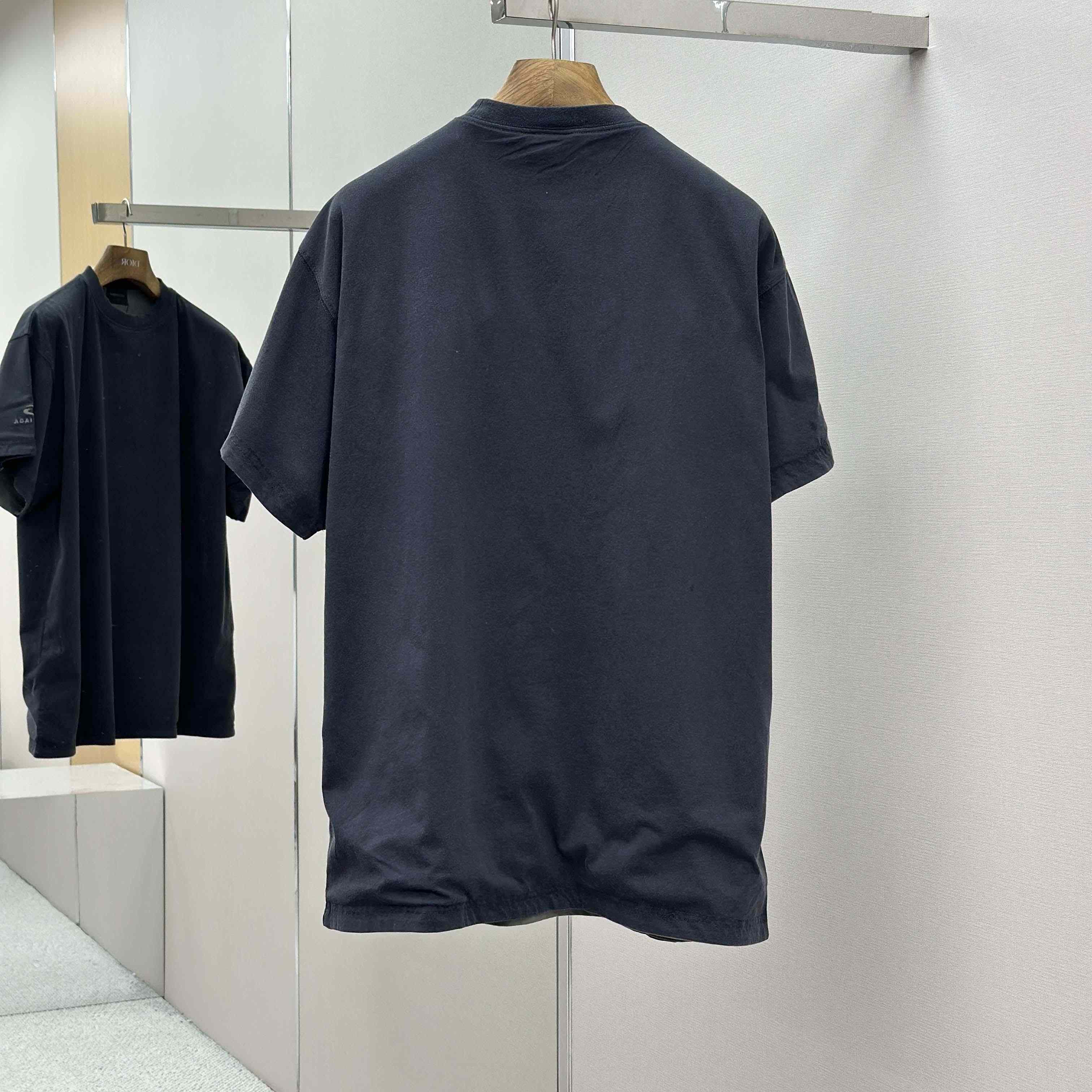 Balenciaga Back Reversible Oversized T-Shirt  - DesignerGu