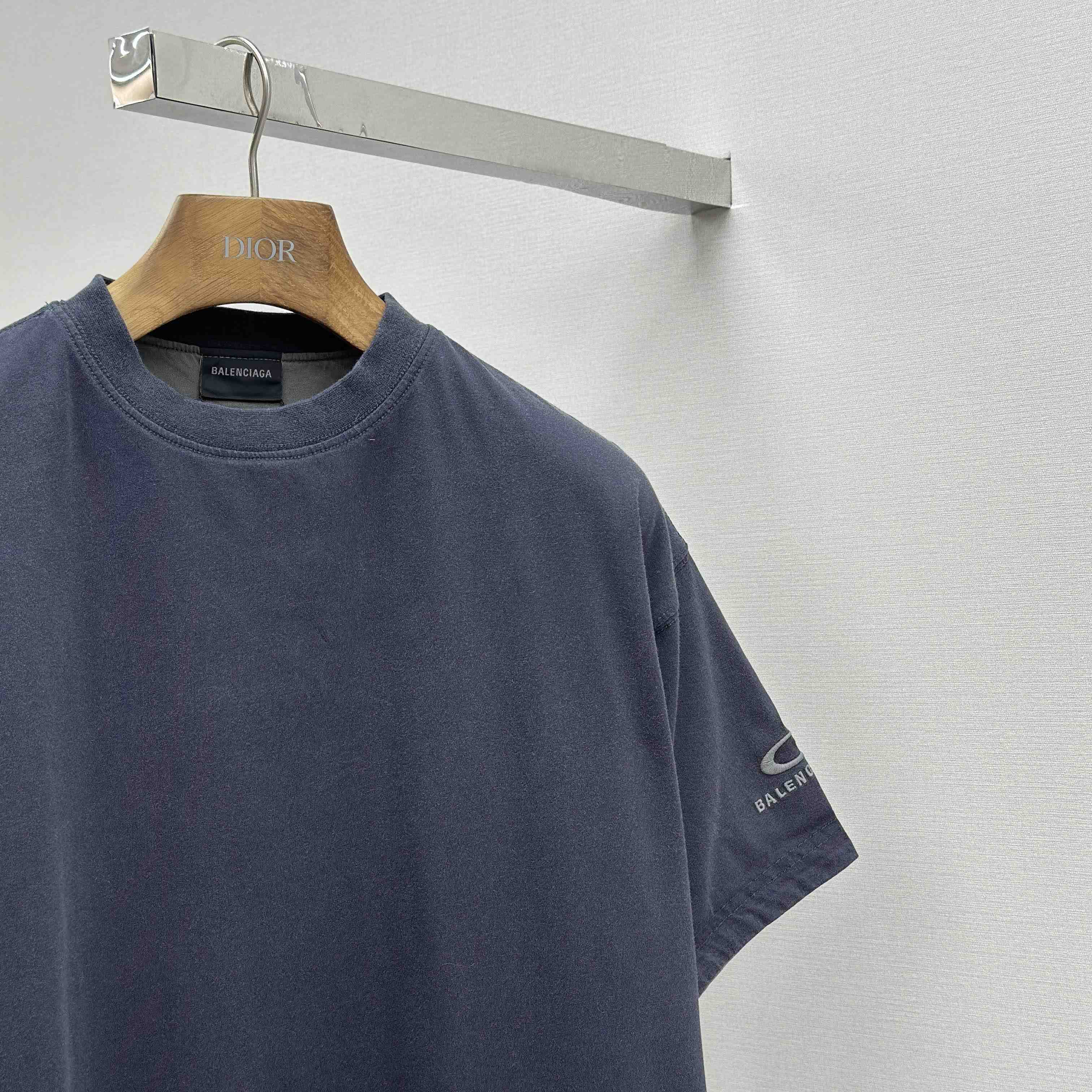 Balenciaga Back Reversible Oversized T-Shirt  - DesignerGu