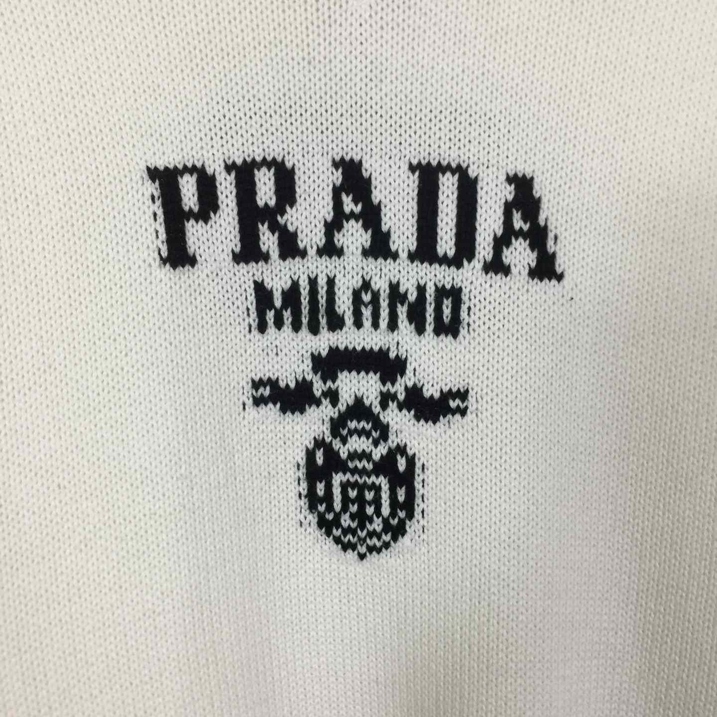 Prada Wool and cashmere crew-neck sweater - DesignerGu