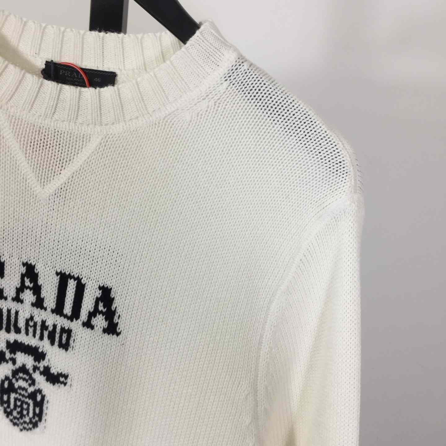 Prada Wool and cashmere crew-neck sweater - DesignerGu