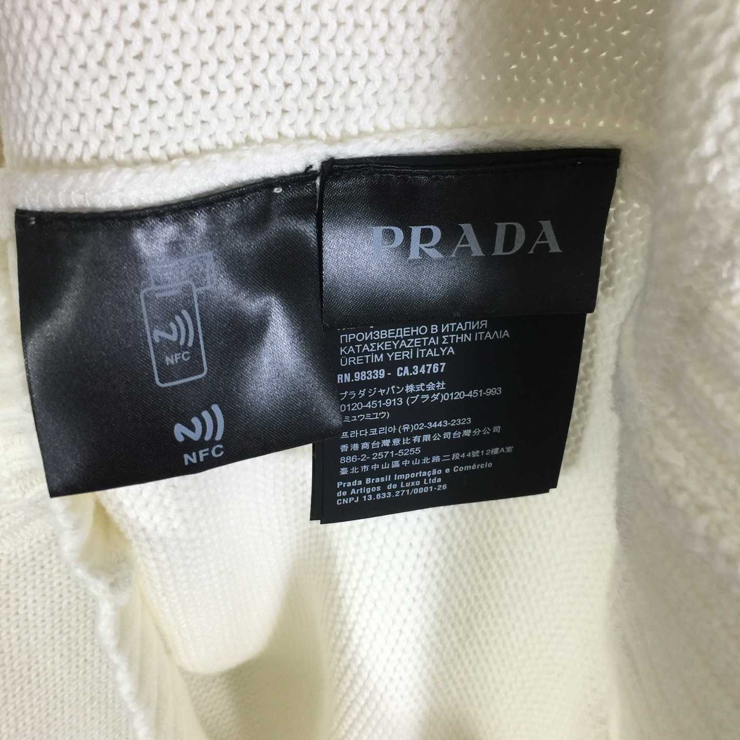 Prada Wool and cashmere crew-neck sweater - DesignerGu