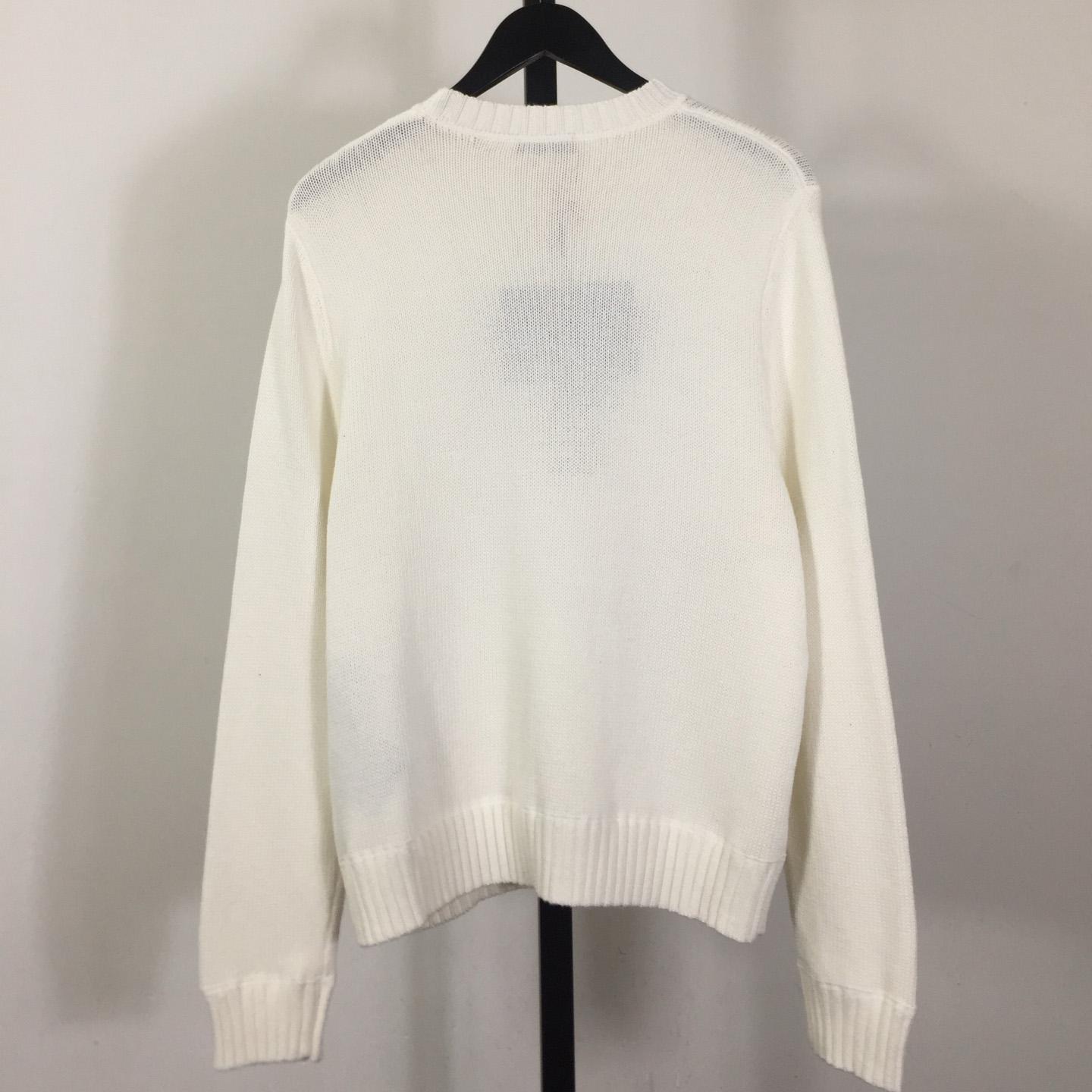 Prada Wool and cashmere crew-neck sweater - DesignerGu
