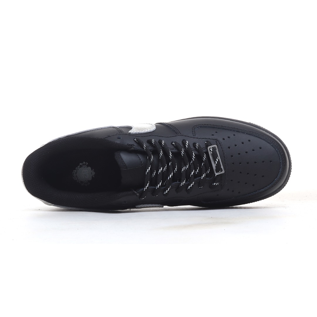Nike Air Force 1 '07 Low “Black Silver Swoosh” FV5951-001 - DesignerGu