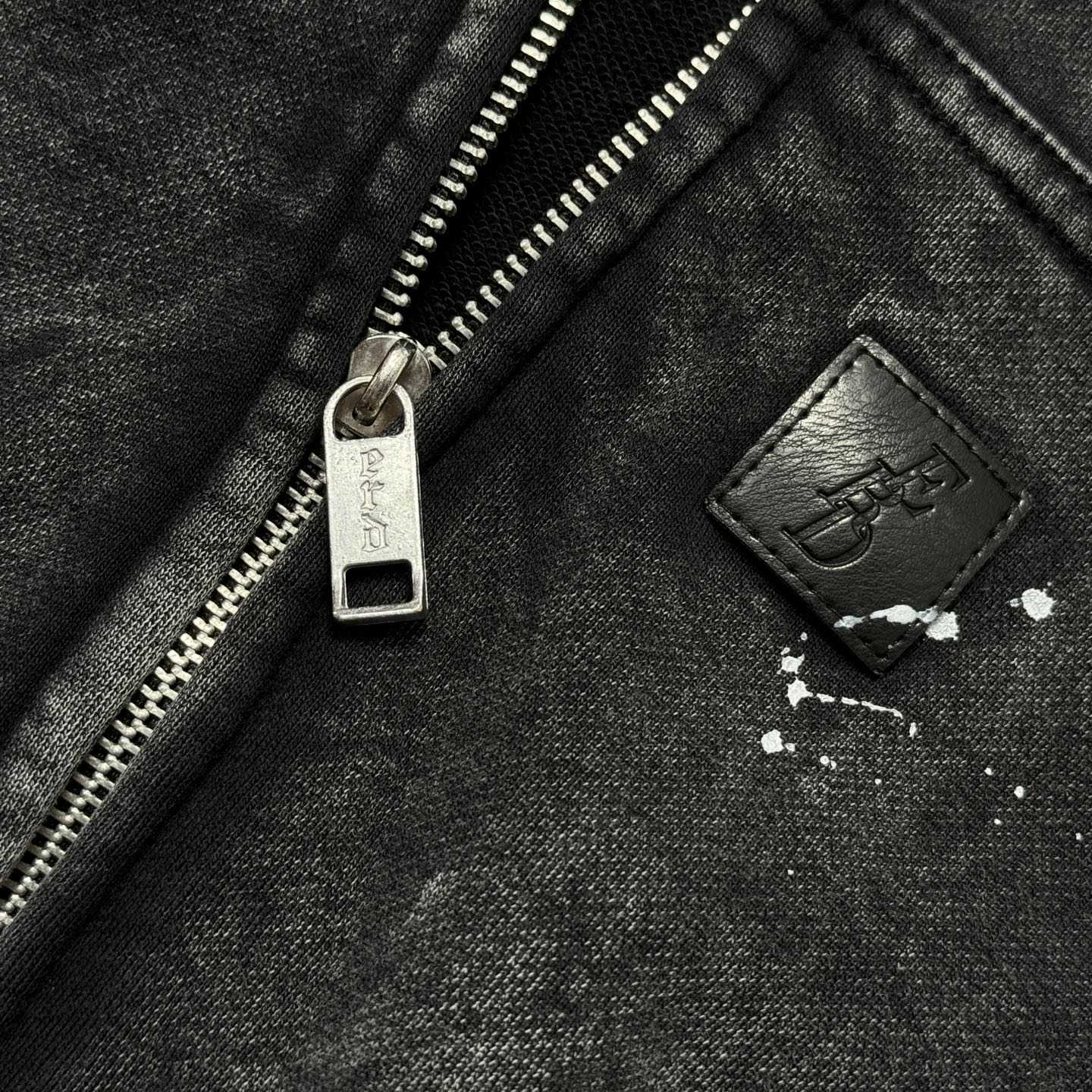 Enfants Riches Déprimés Cotton JerseyZip-Up Hoodie - DesignerGu