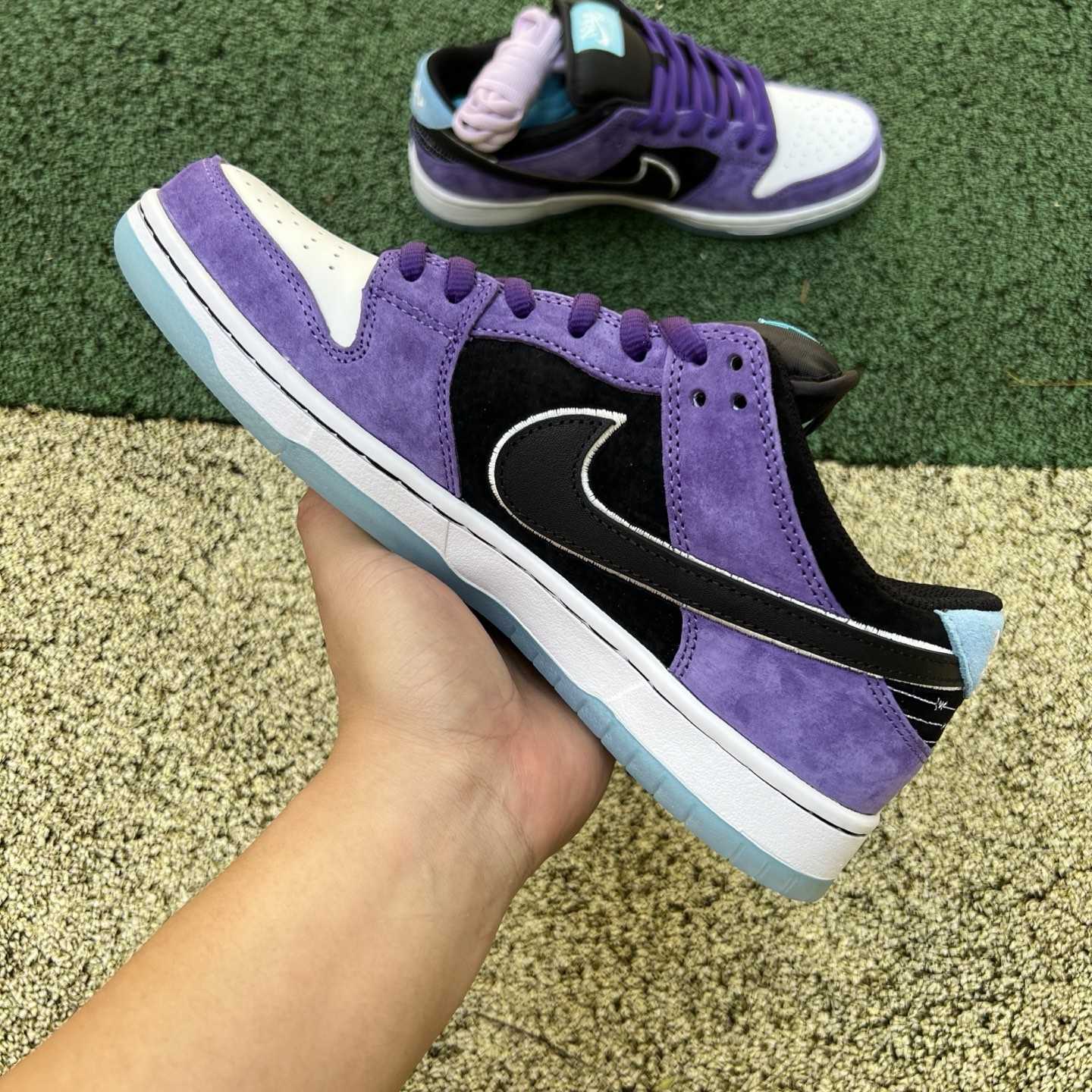Nike SB Dunk Low Pro “Court Purple/Black/White” – S2 Pure Original Version HJ0513-500 - DesignerGu