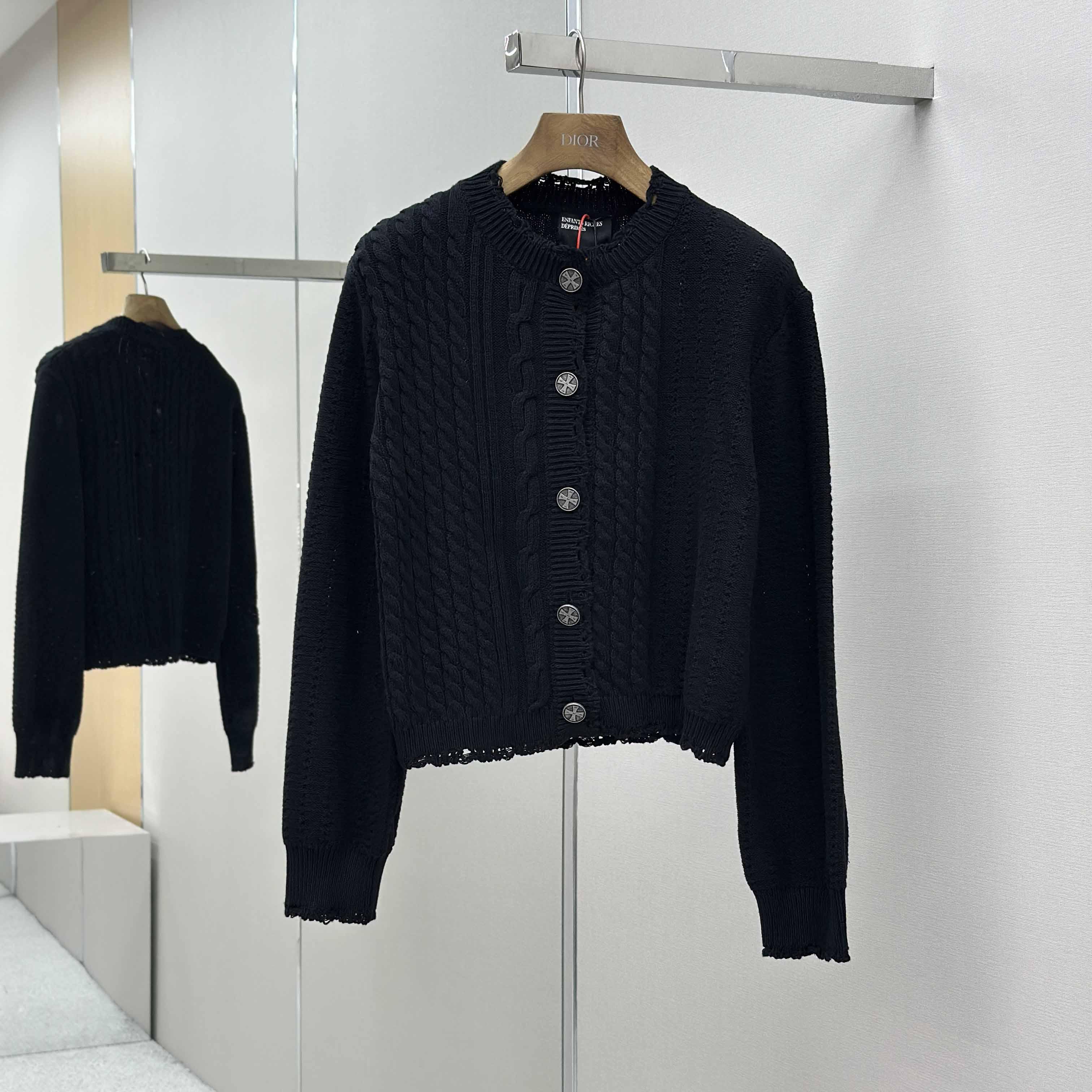 Enfants Riches Déprimés Cropped Cardigan - DesignerGu