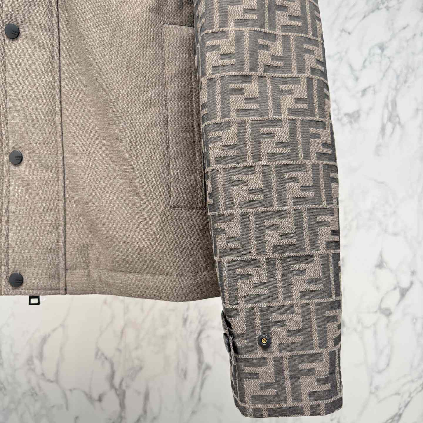 Fendi 'FF Denim Tech' Padded Jacket - DesignerGu