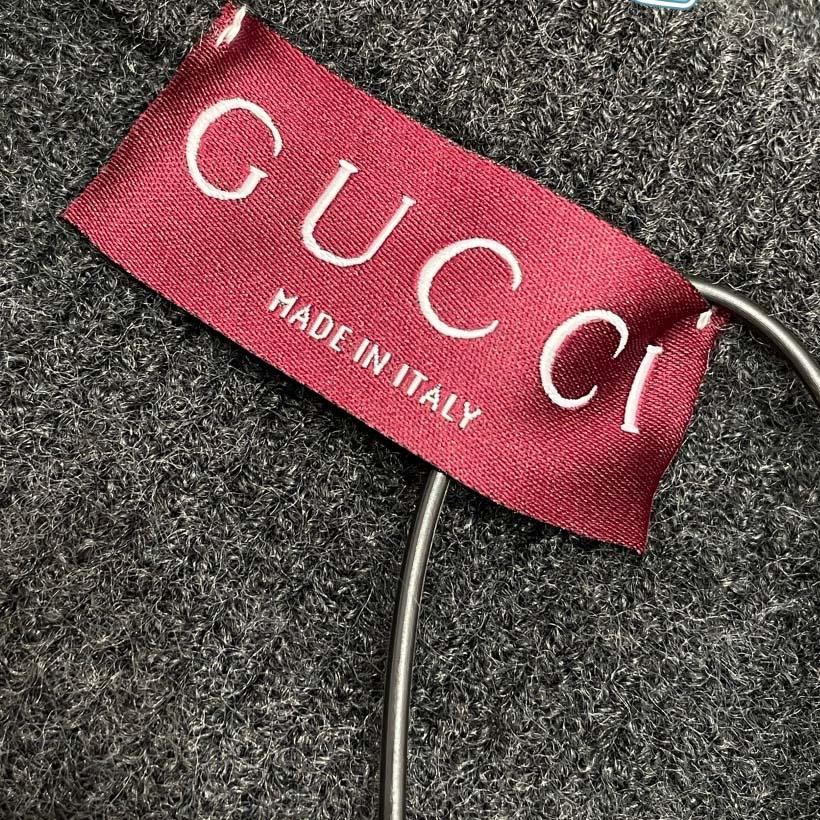 Gucci Wool Cashmere Rib Knit Sweater - DesignerGu