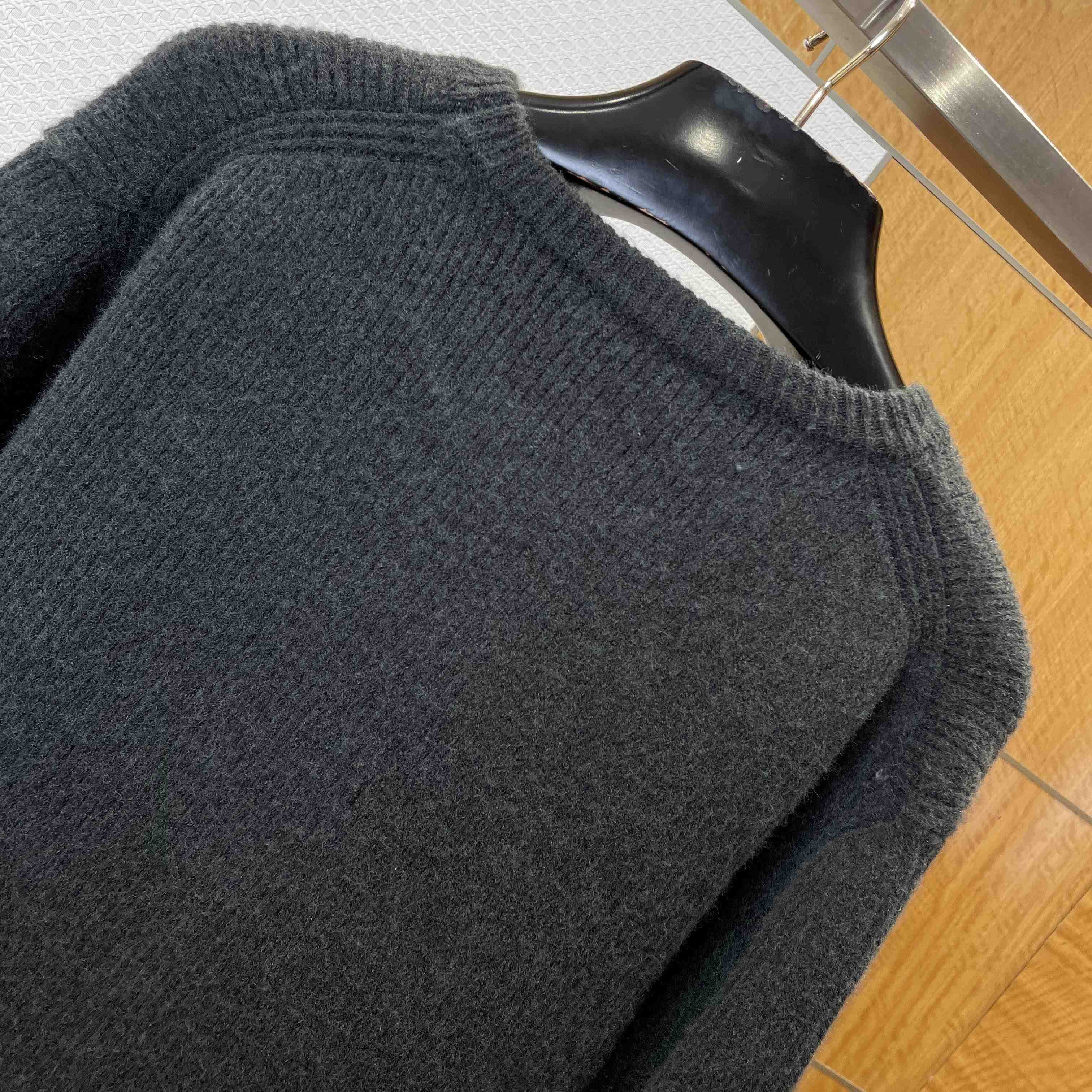 Gucci Wool Cashmere Rib Knit Sweater - DesignerGu