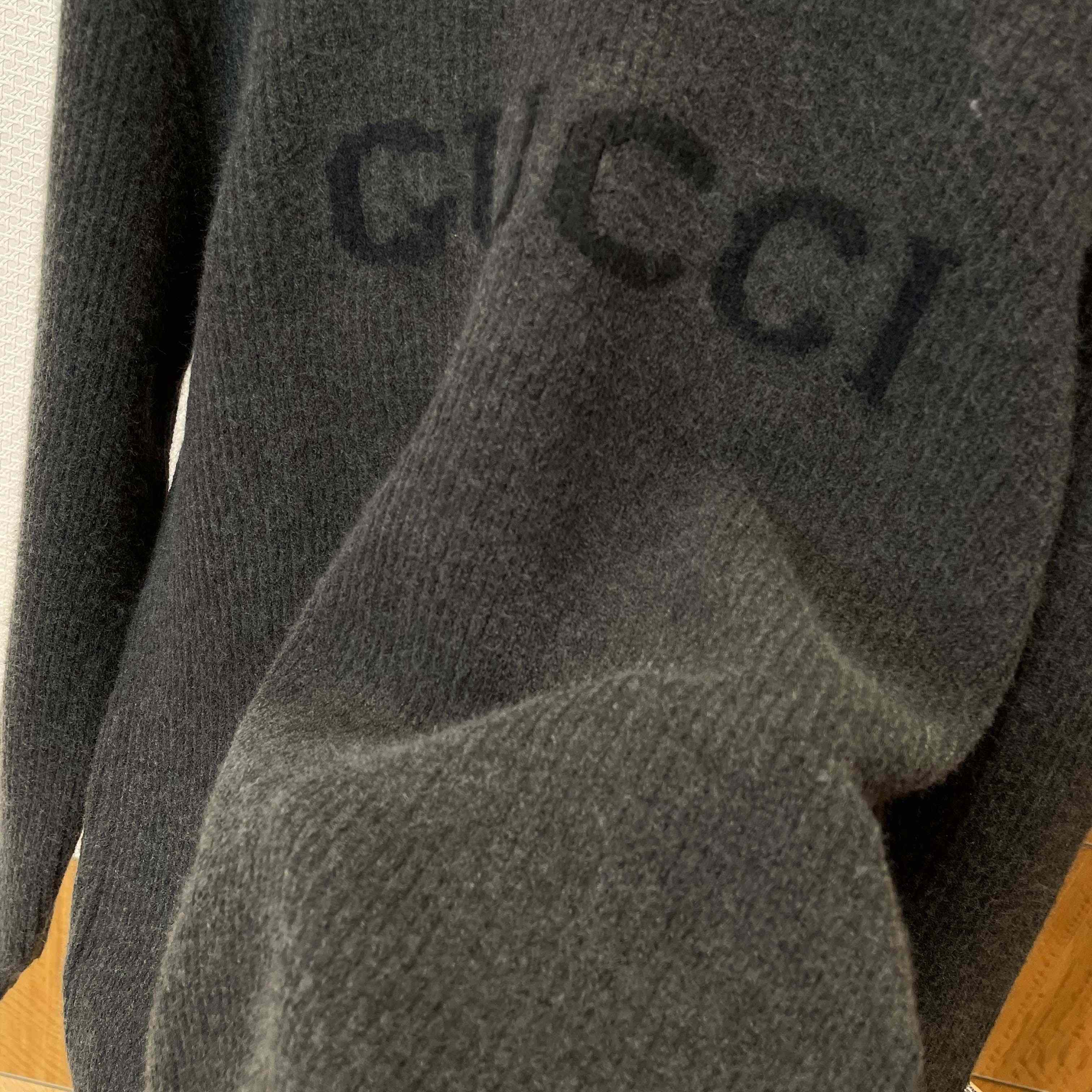Gucci Wool Cashmere Rib Knit Sweater - DesignerGu