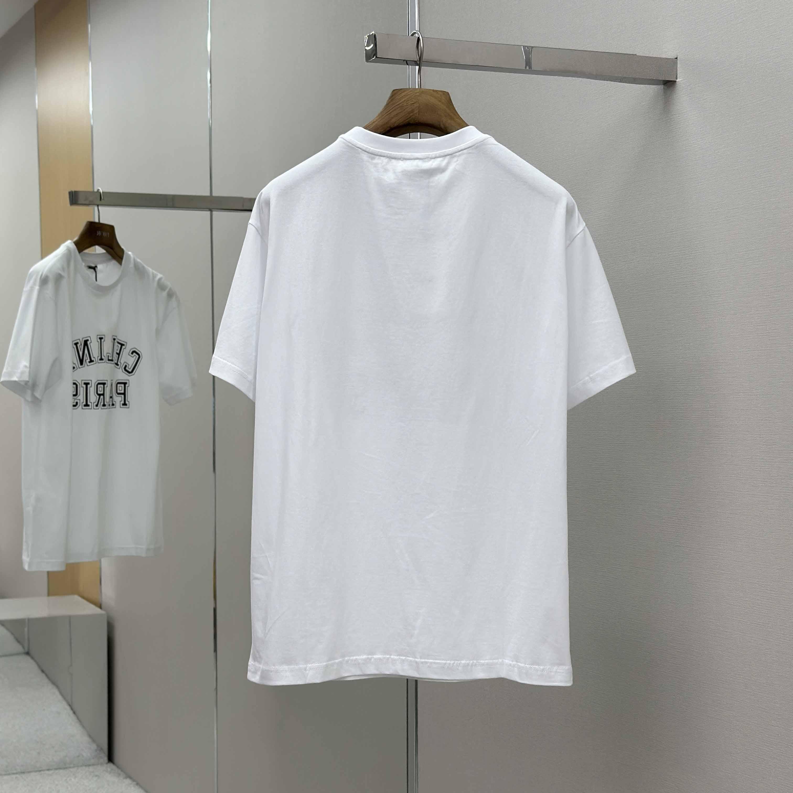 Celine Loose T-shirt In Cotton Jersey - DesignerGu