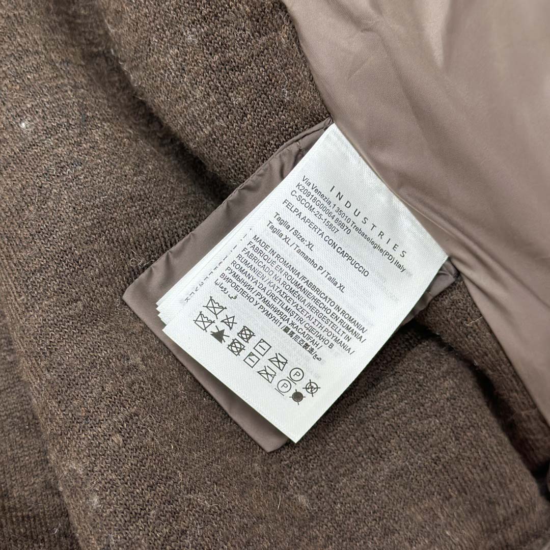 Moncler Geometric Jacquard Wool Blend Hoodie - DesignerGu