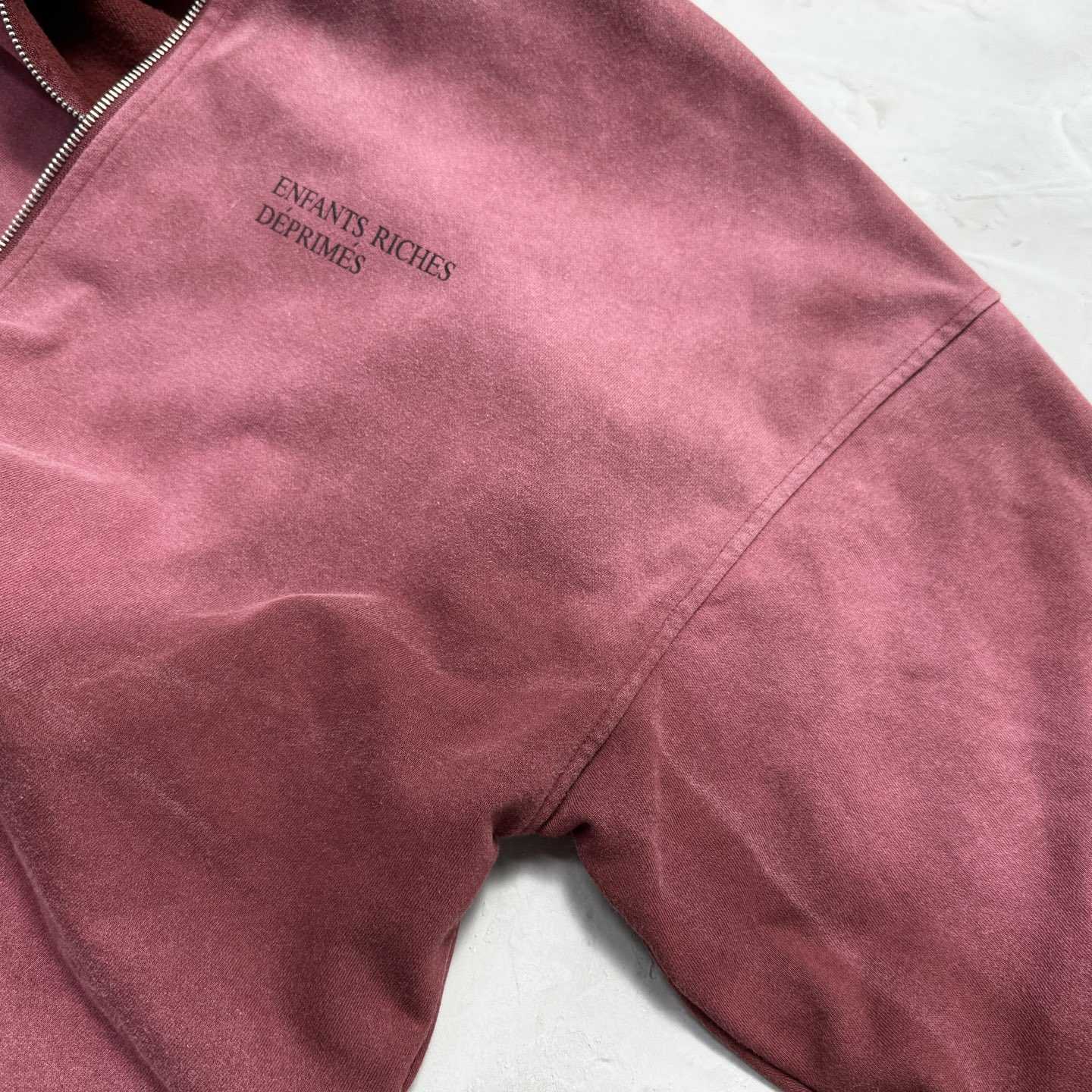 Enfants Riches Déprimés Cotton Jersey Zip-Up Hoodie - DesignerGu