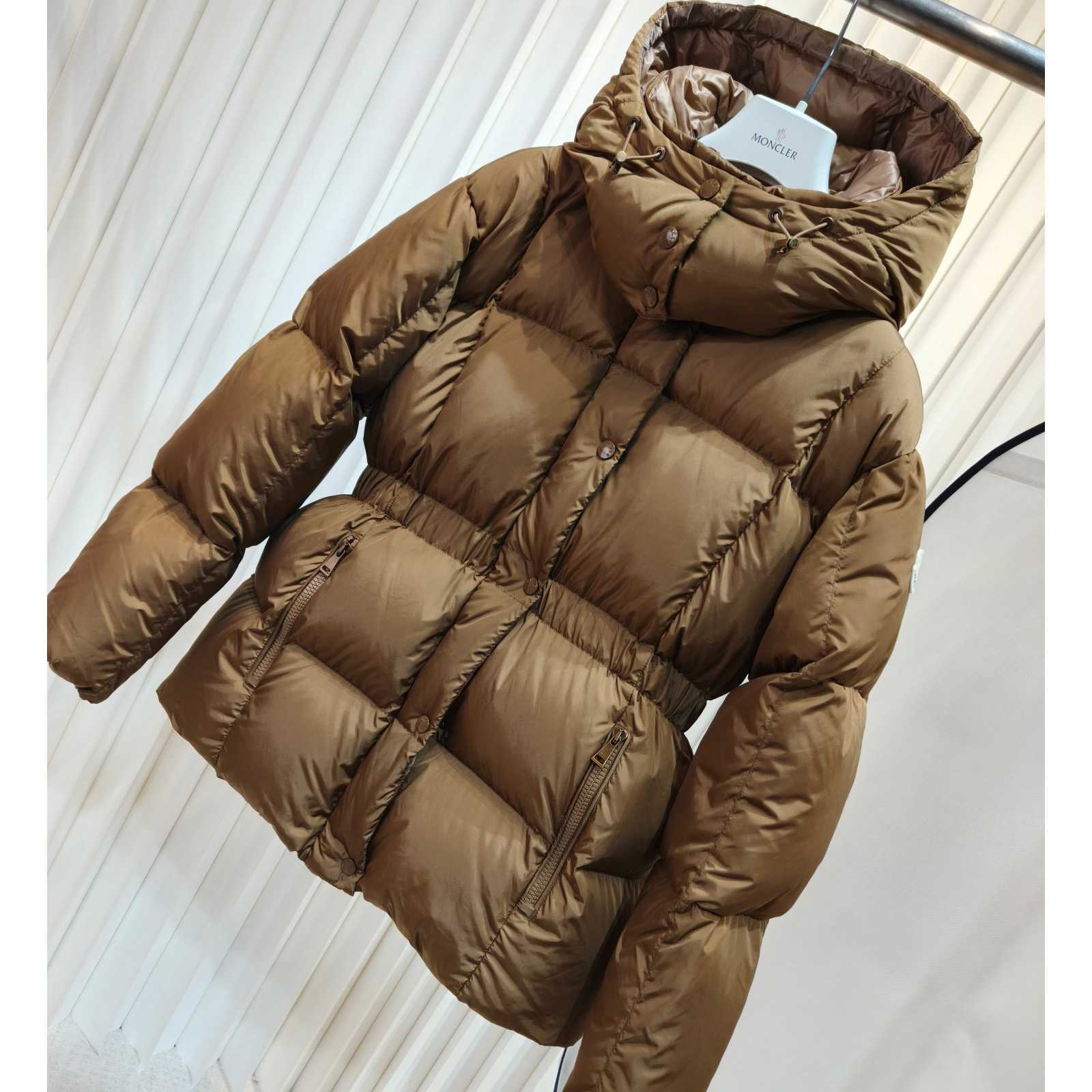 Moncler Agneux Square-Quilted Hooded Short Down Jacket - DesignerGu