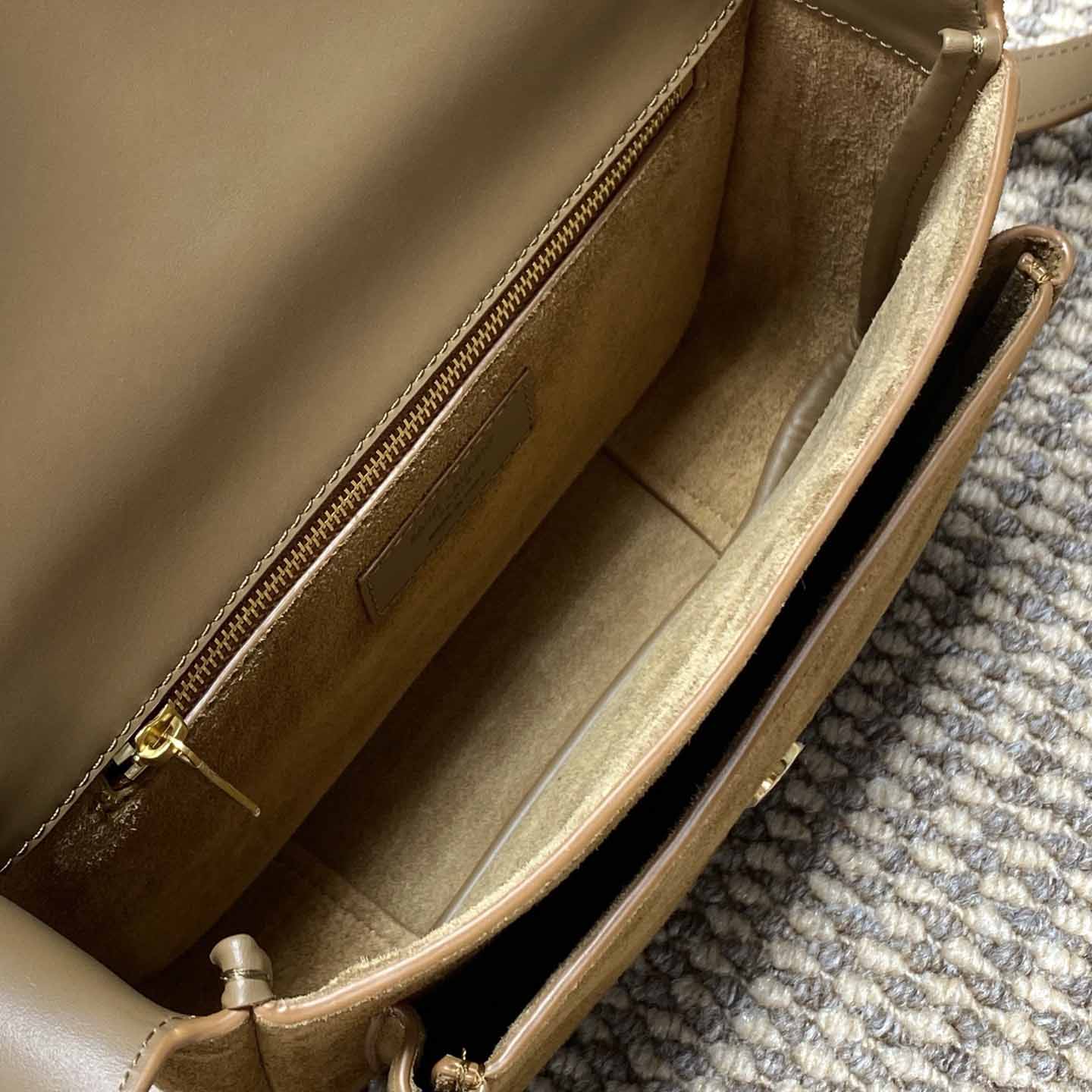 Saint Laurent Niki Satchel In Suede - DesignerGu