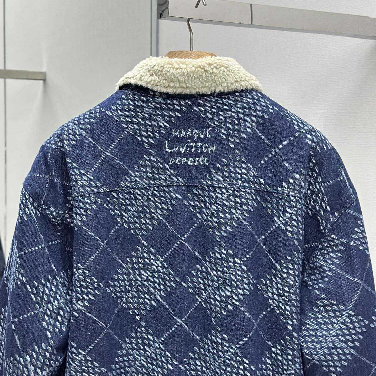 Louis Vuitton Denim Fleece Blouson   1AGINP - DesignerGu