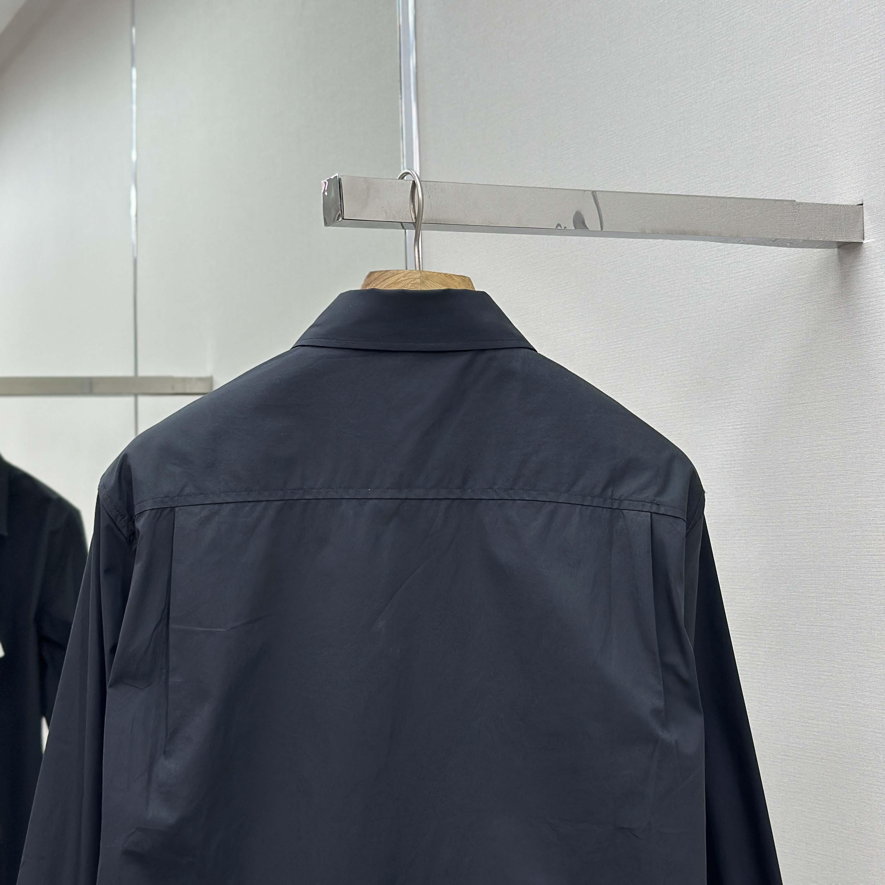 Louis Vuitton Embroidered Signature Long-Sleeved Shirt   1AIMIY - DesignerGu