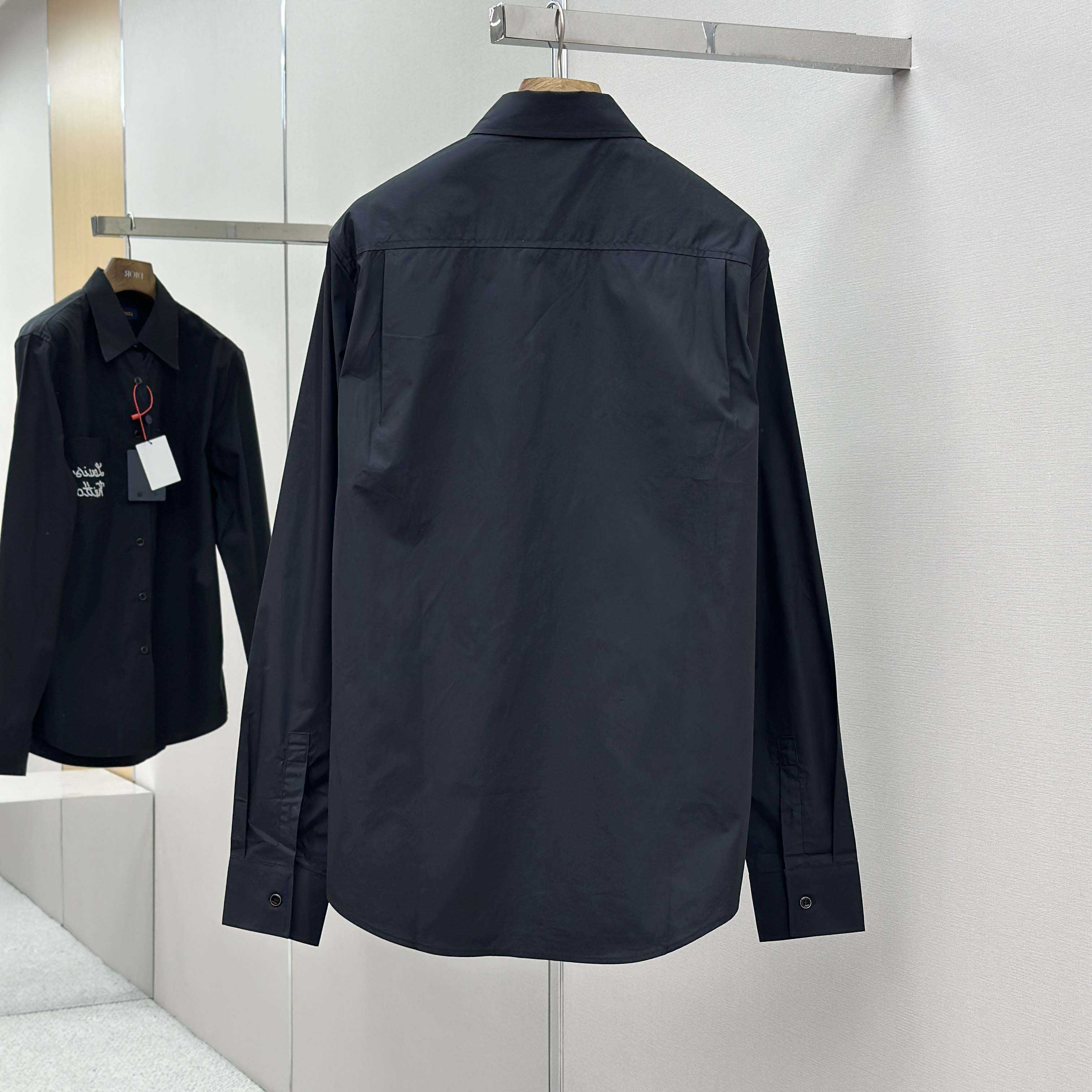 Louis Vuitton Embroidered Signature Long-Sleeved Shirt   1AIMIY - DesignerGu