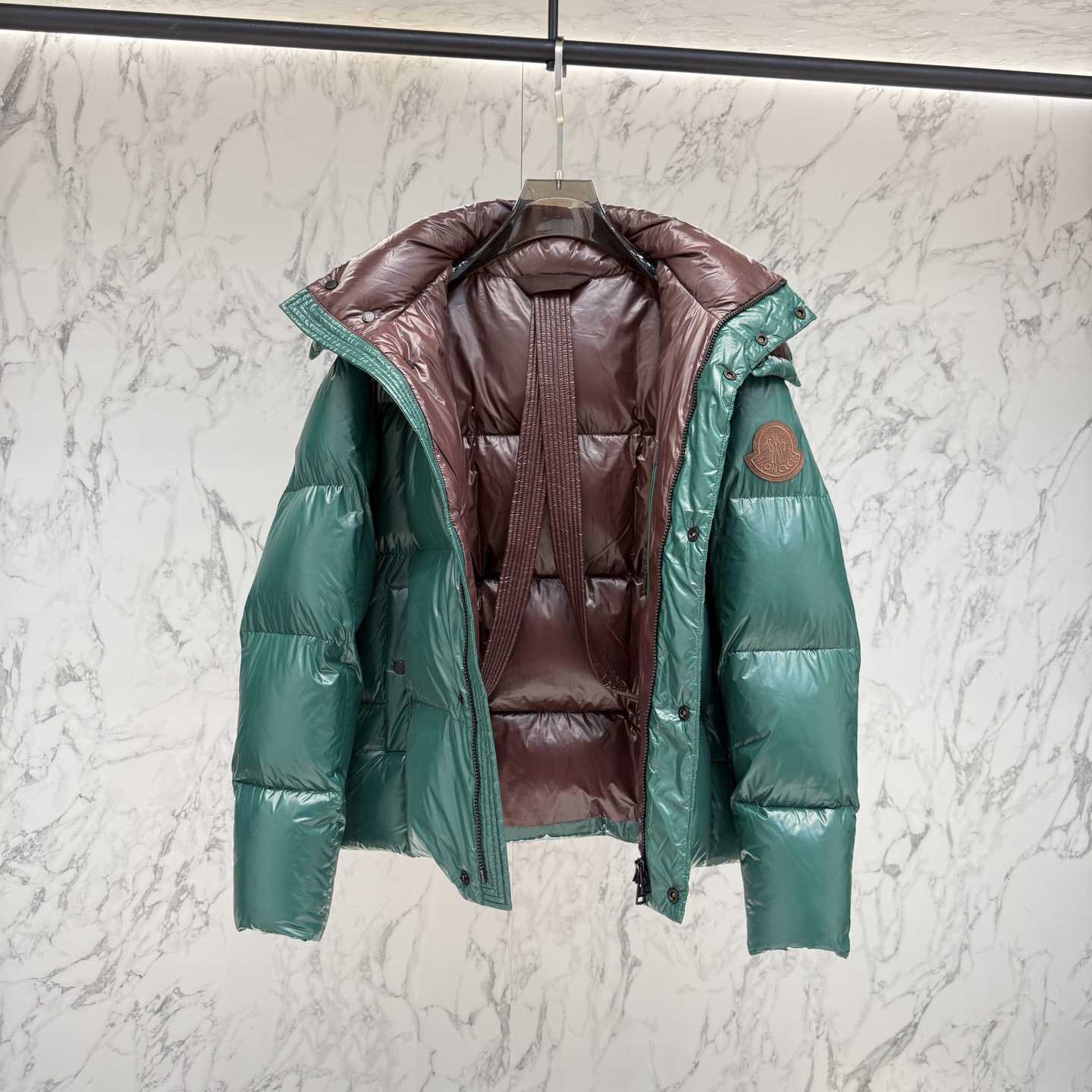 Moncler Parana Hooded Short Down Jacket   - DesignerGu