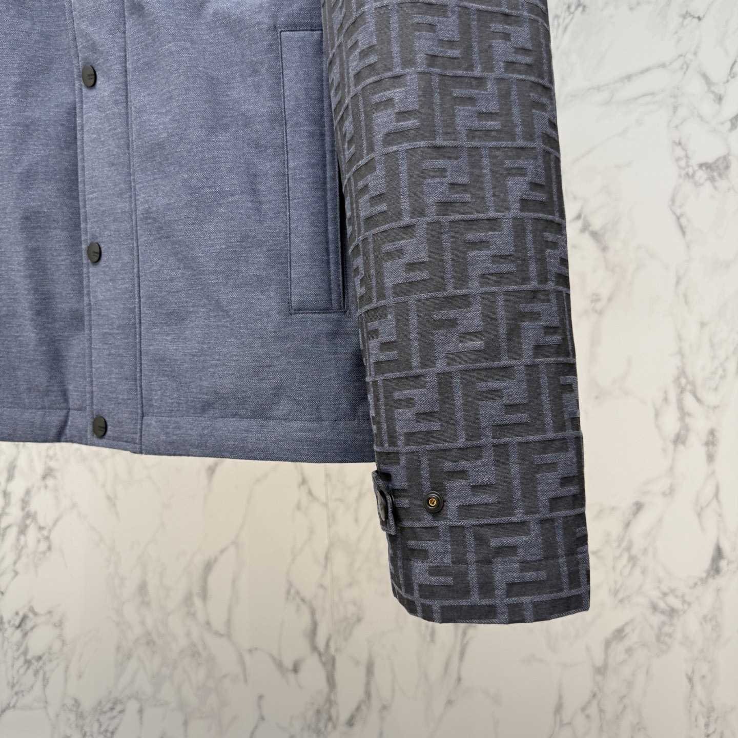 Fendi 'FF Denim Tech' Padded Jacket - DesignerGu