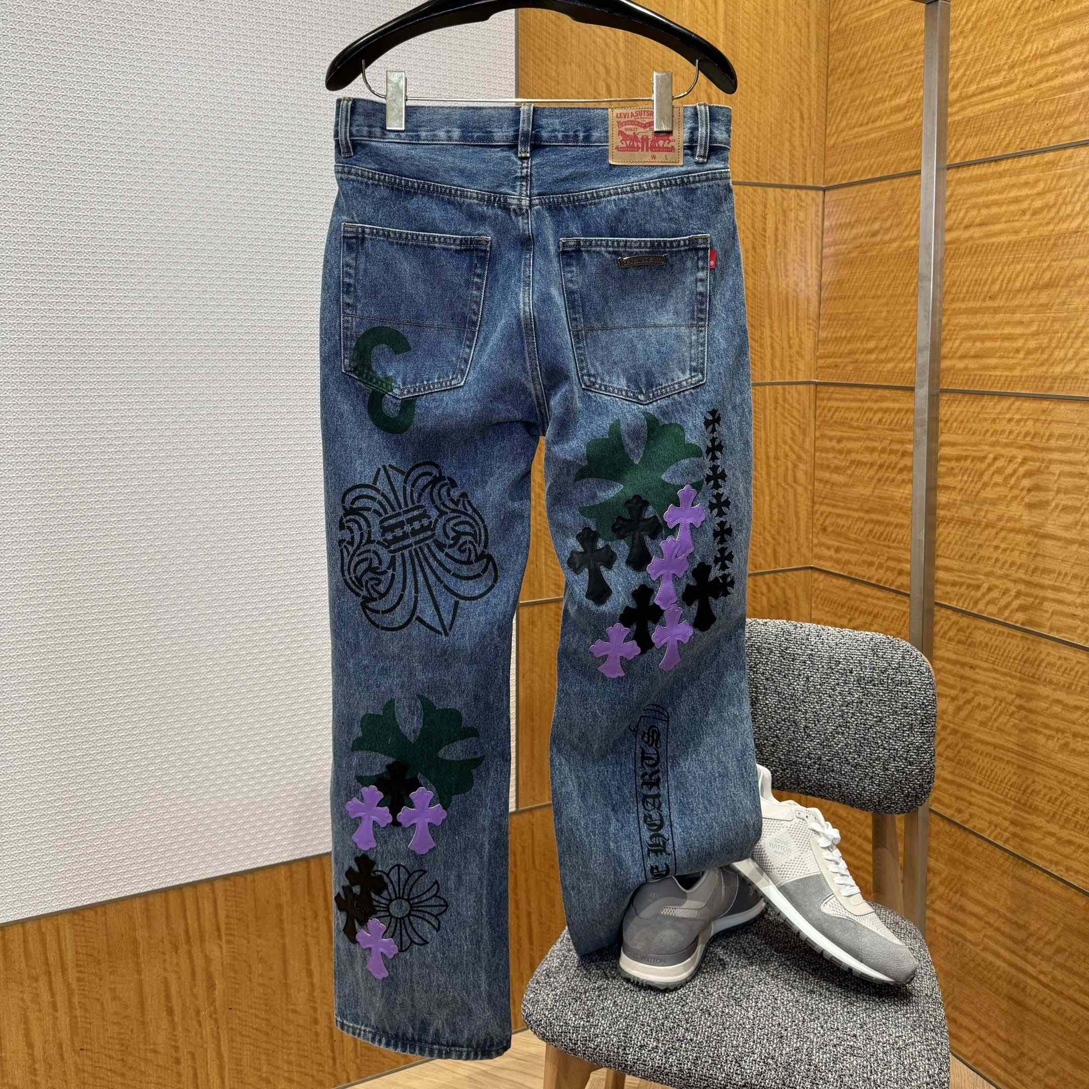 Chrome Hearts Jeans - DesignerGu