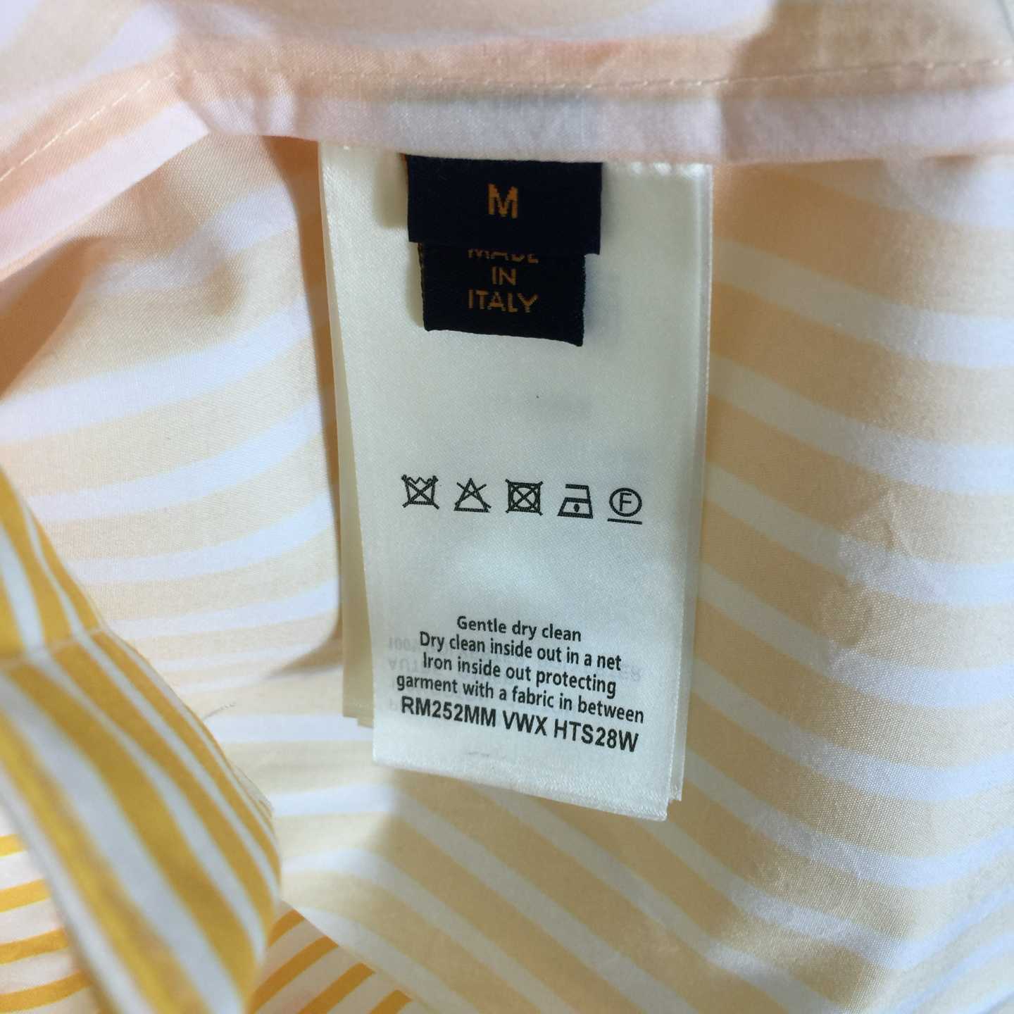 Louis Vuitton Monogram Striped Patchwork Short-Sleeved Shirt   1AHVWT - DesignerGu