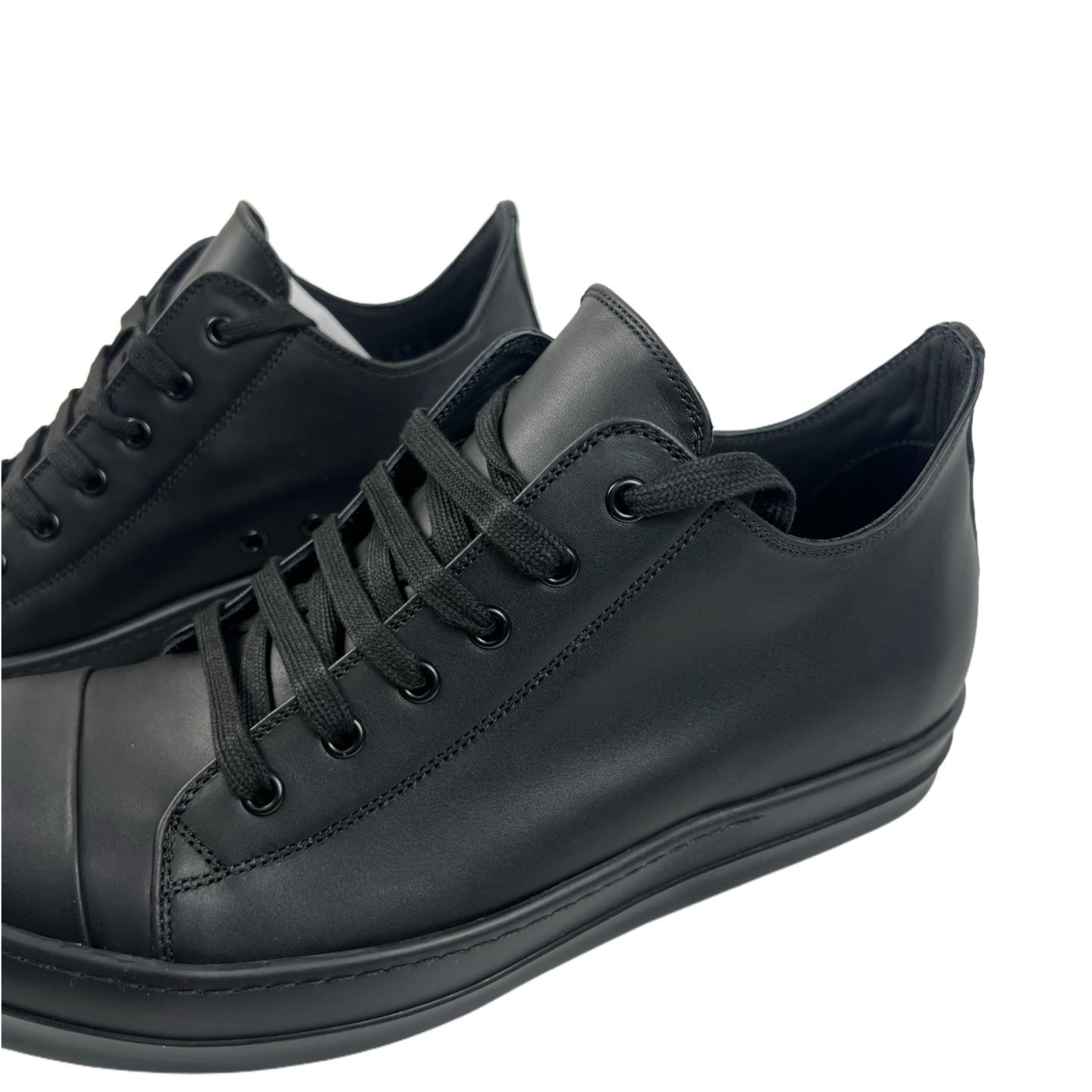 Rick Owens lace-up Leather Sneakers  - DesignerGu