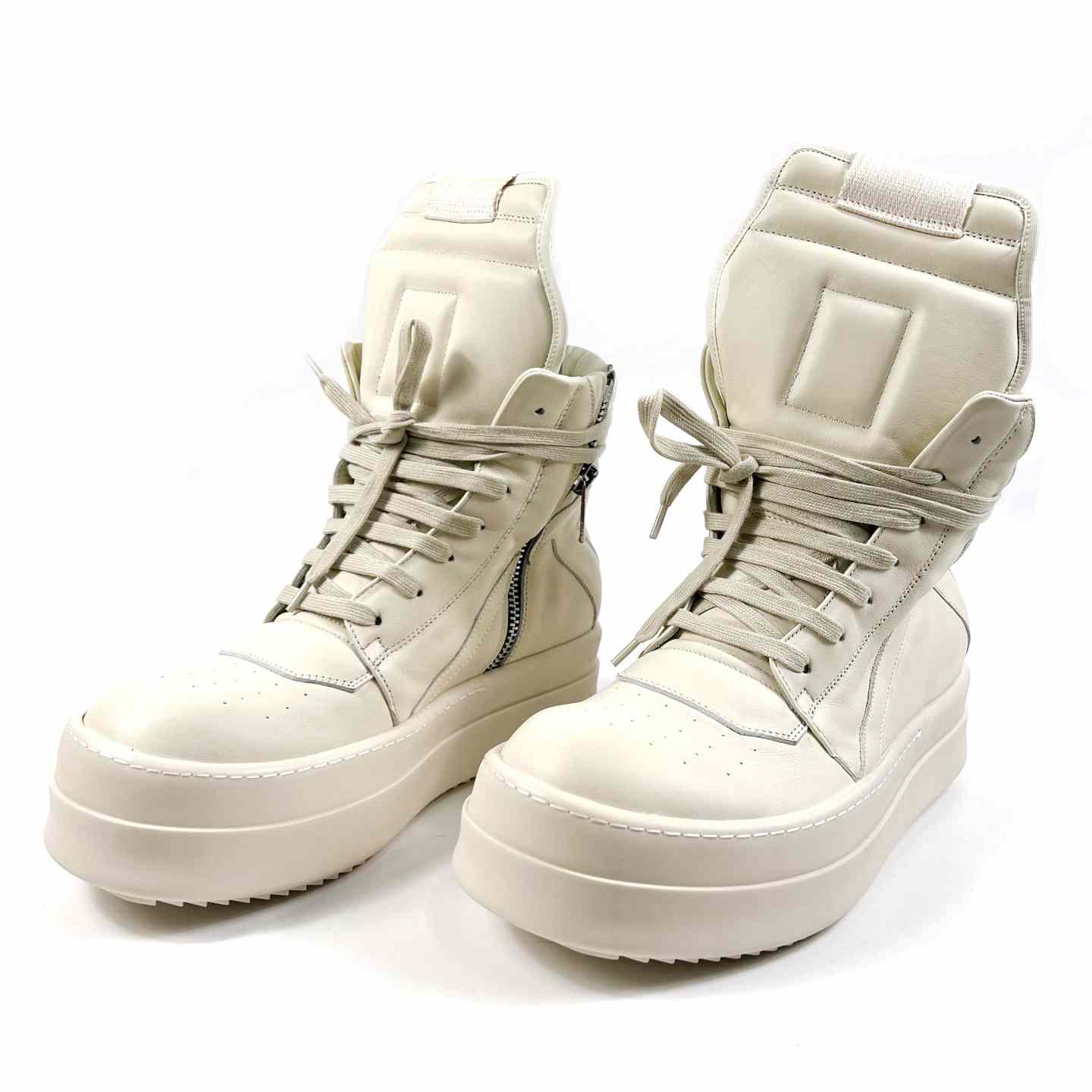 Rick Owens Geobasket High-Top Sneakers - DesignerGu