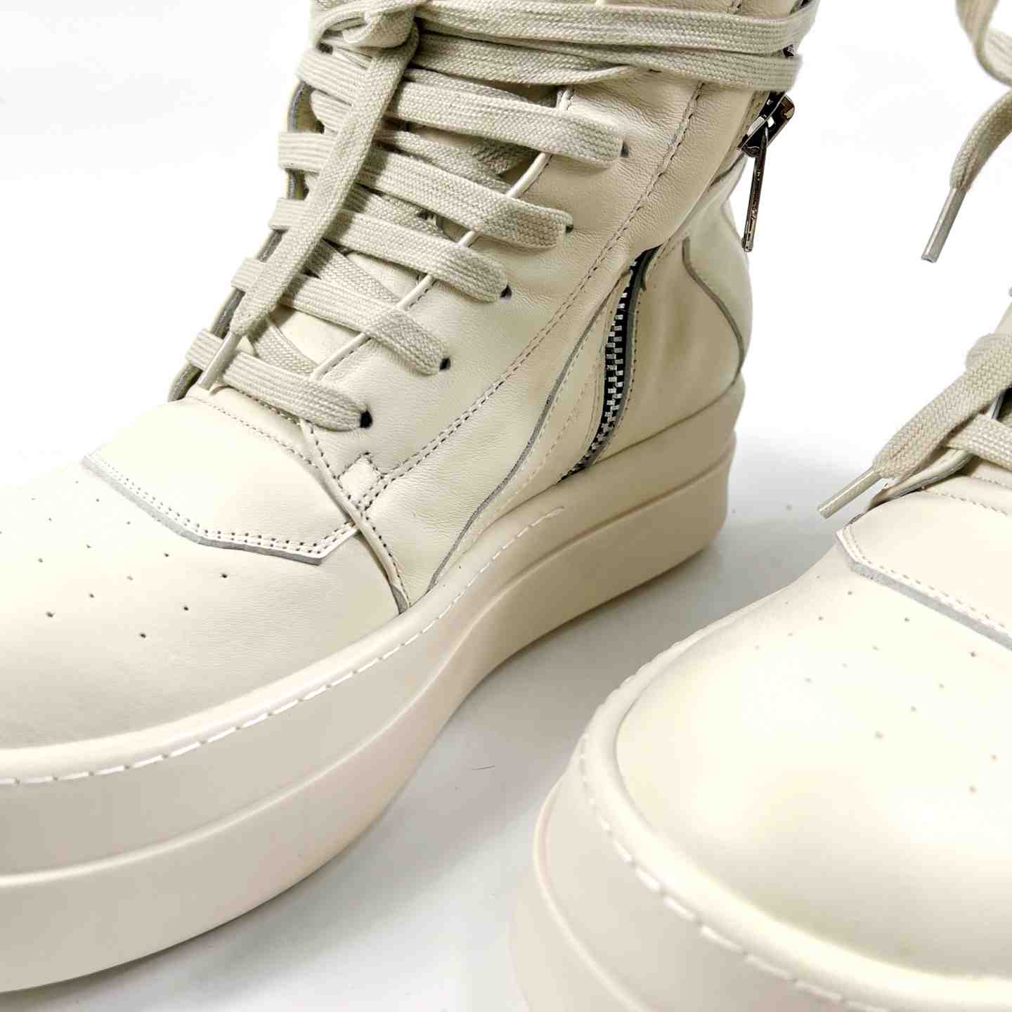 Rick Owens Geobasket High-Top Sneakers - DesignerGu
