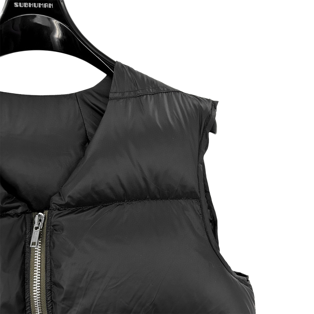Rick Owens Pocket Goose Down Puffer Vest - DesignerGu