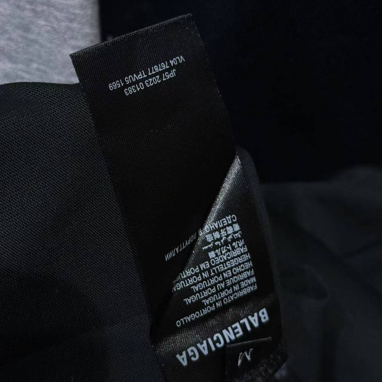 Balenciaga Banana Raglan Oversized T-Shirt In Faded Black Dry Jersey - DesignerGu