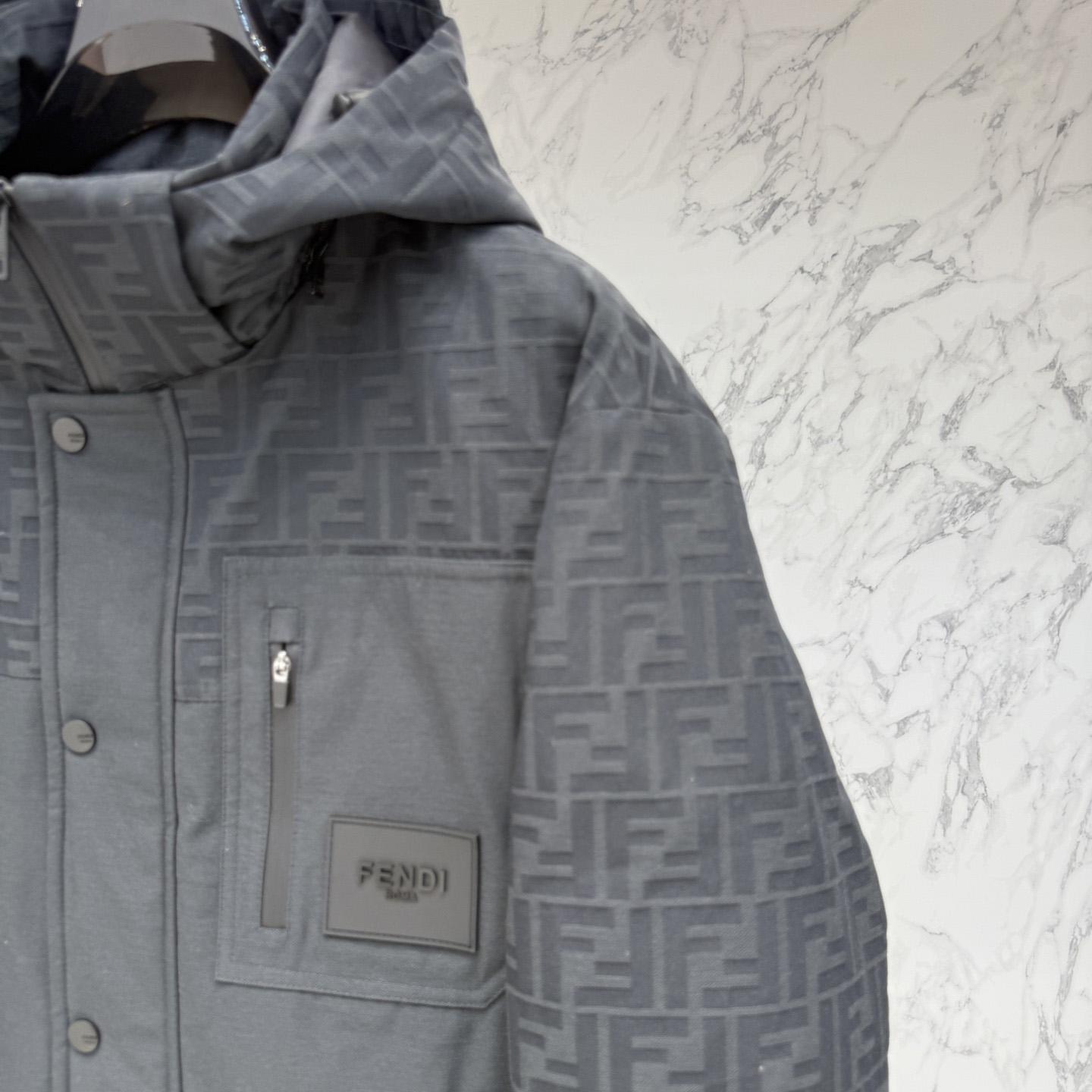 Fendi 'FF Denim Tech' Padded Jacket - DesignerGu