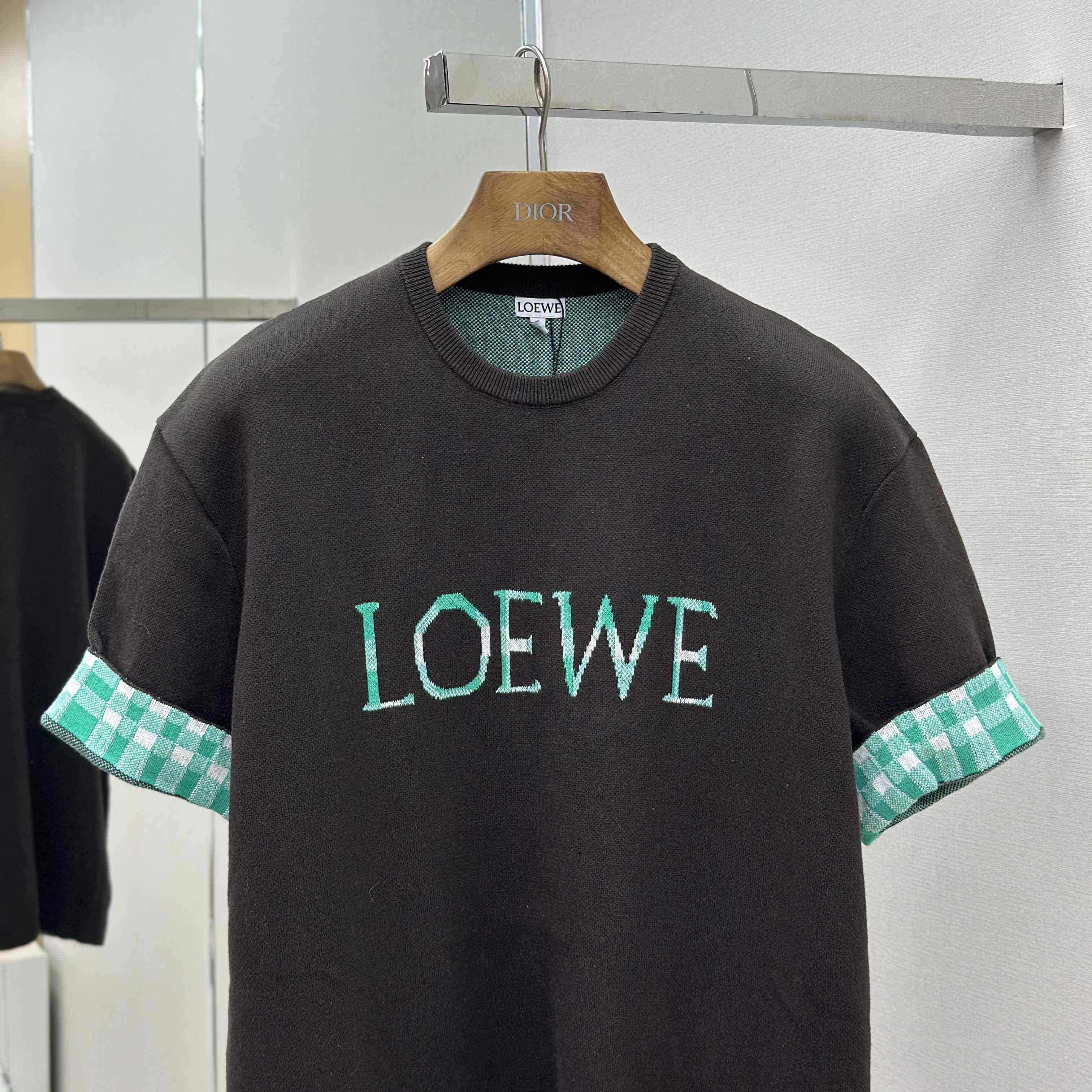Loewe Top In Wool And Cotton - DesignerGu