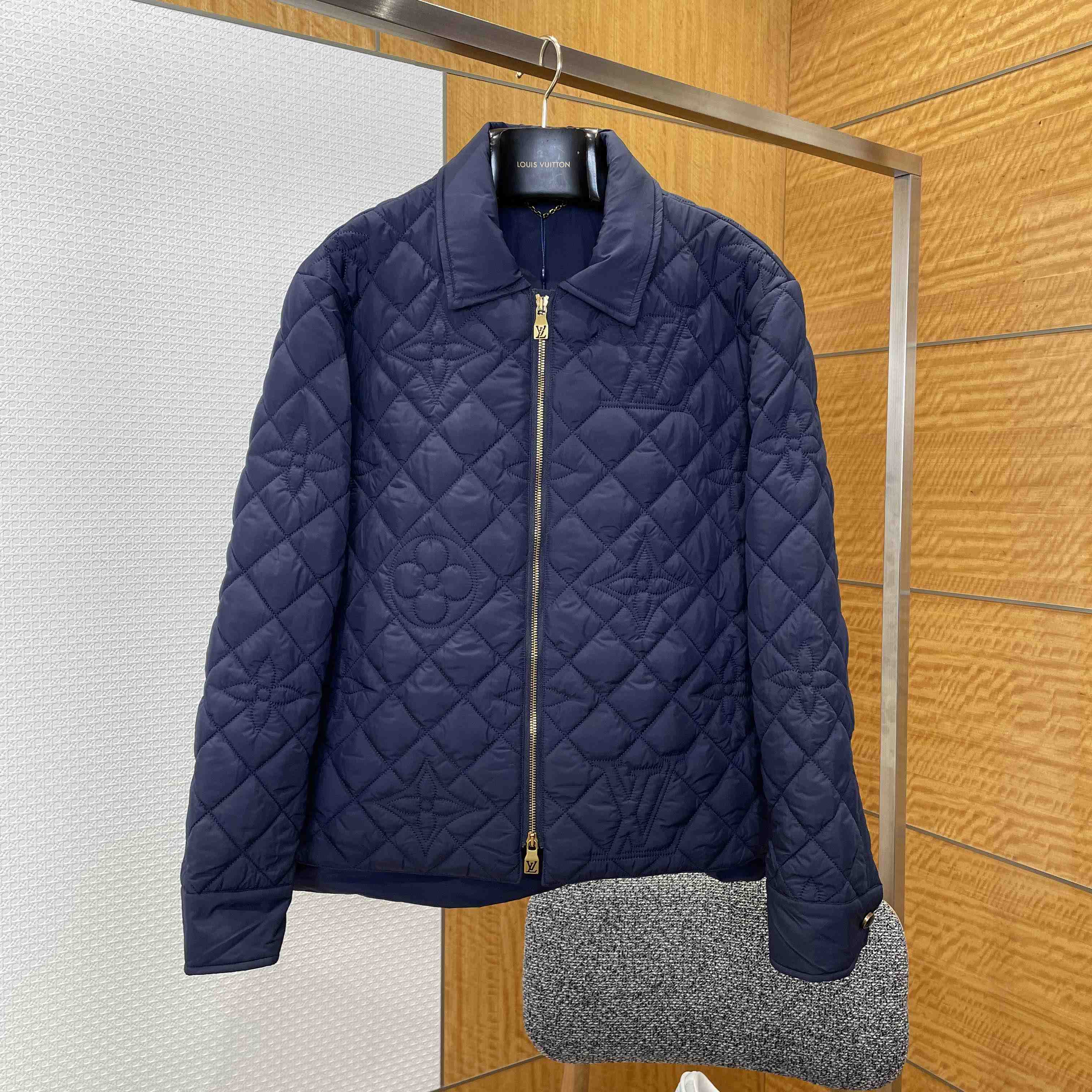 Louis Vuitton Quilted Monogram Overshirt   1AIJRH - DesignerGu
