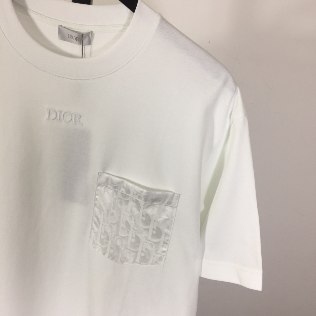 Dior Oblique Cotton T-Shirt  - DesignerGu
