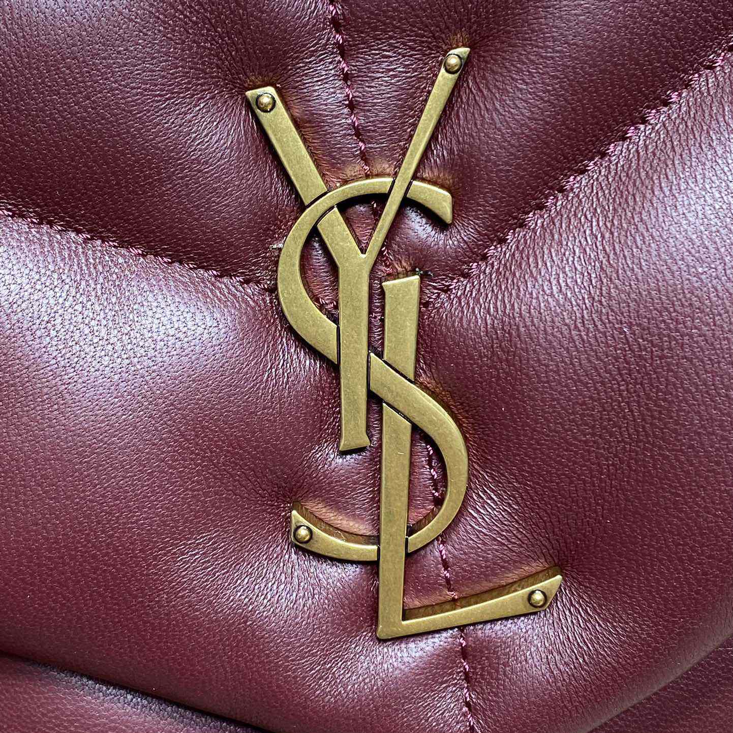 Saint Laurent Puffer Medium In Shiny Leather - DesignerGu