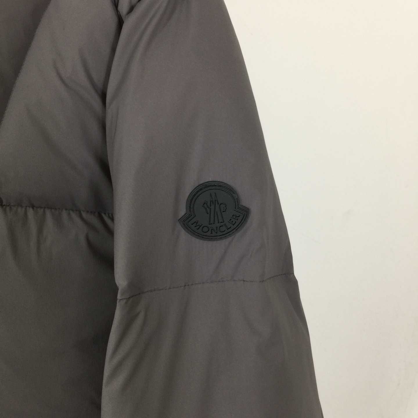 Moncler Fusain Hooded Short Down Jacket - DesignerGu