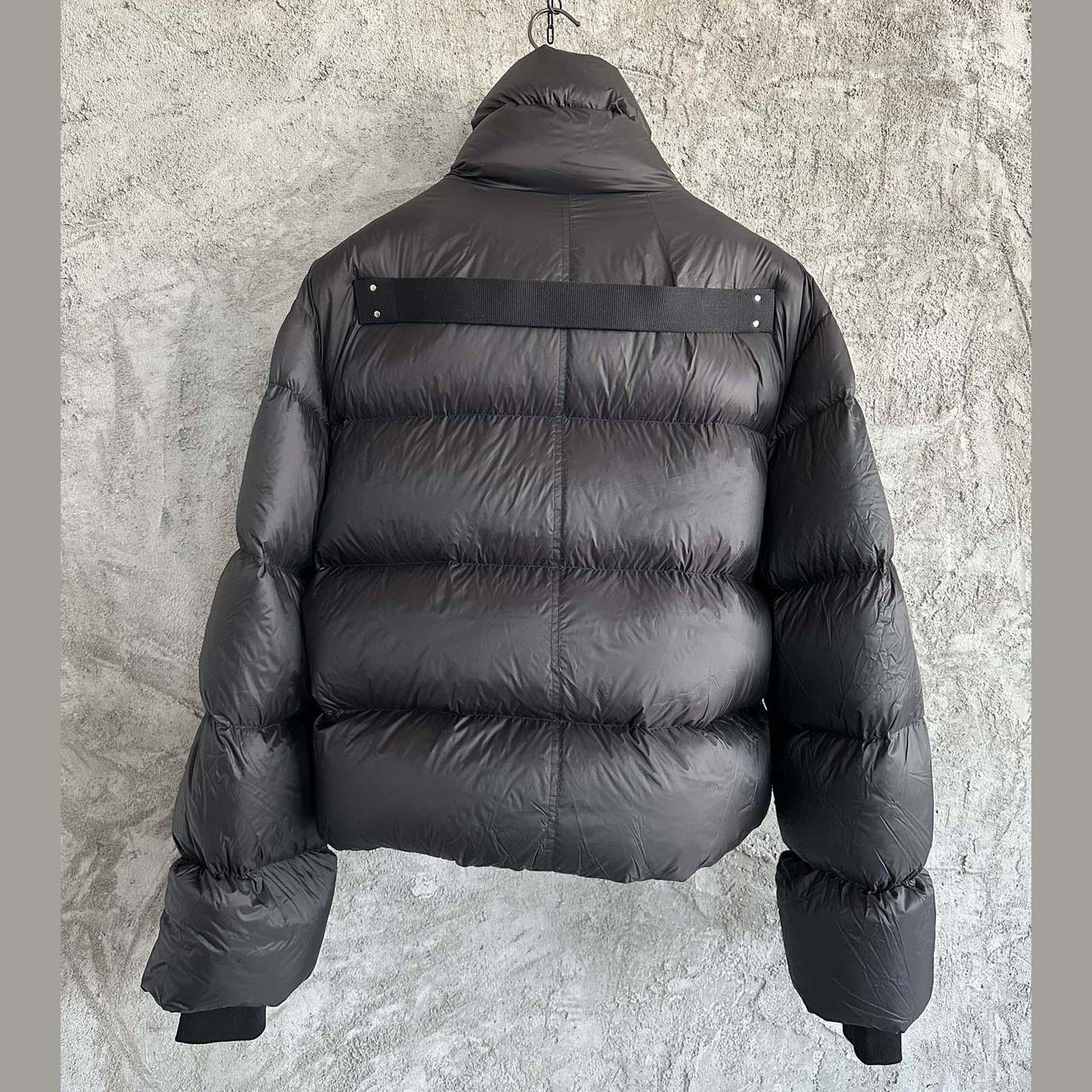 Rick Owens Turtle Nylon Cropped Puffer Jacket  - DesignerGu