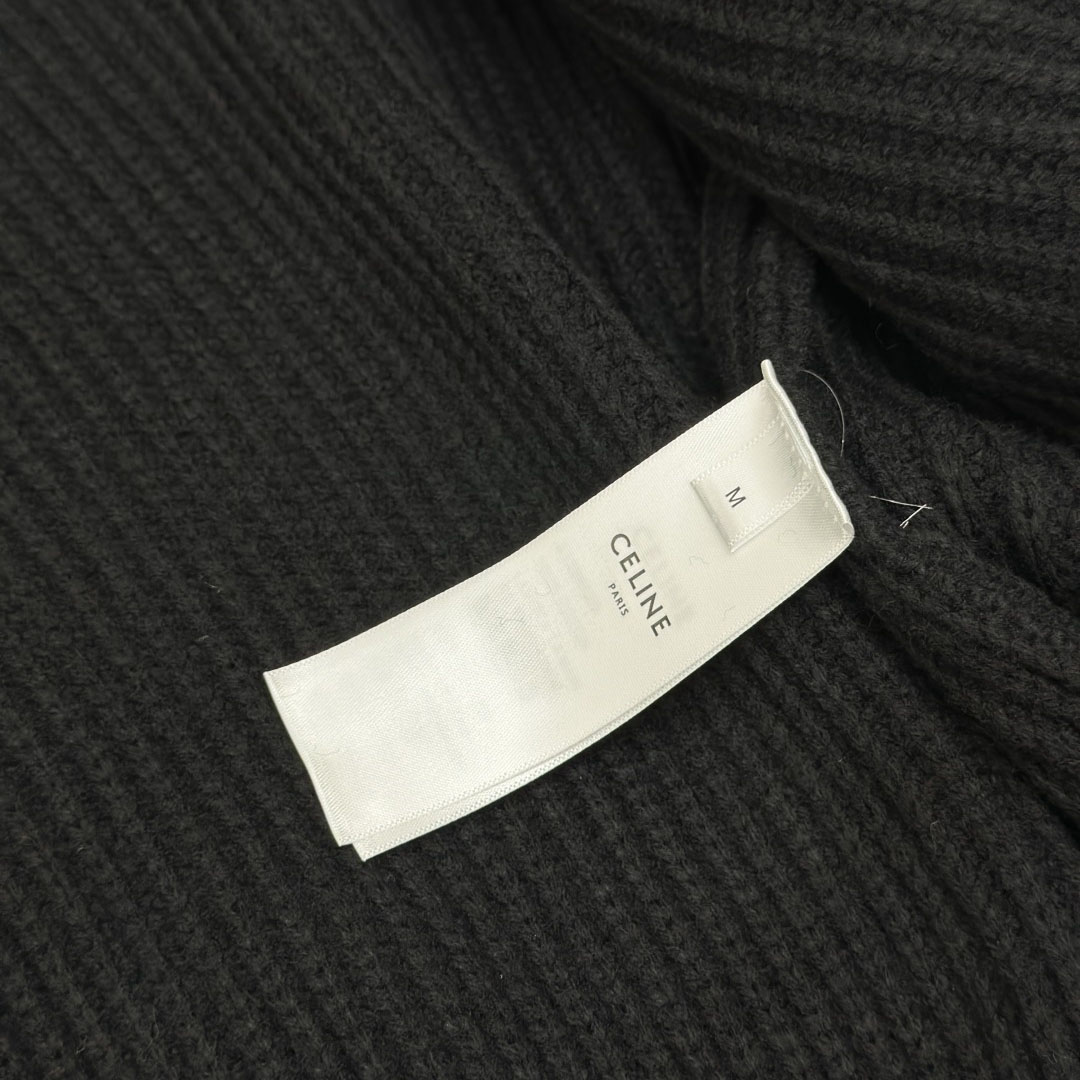 Celine Hooded Cardigan In Ribbed Wool - DesignerGu