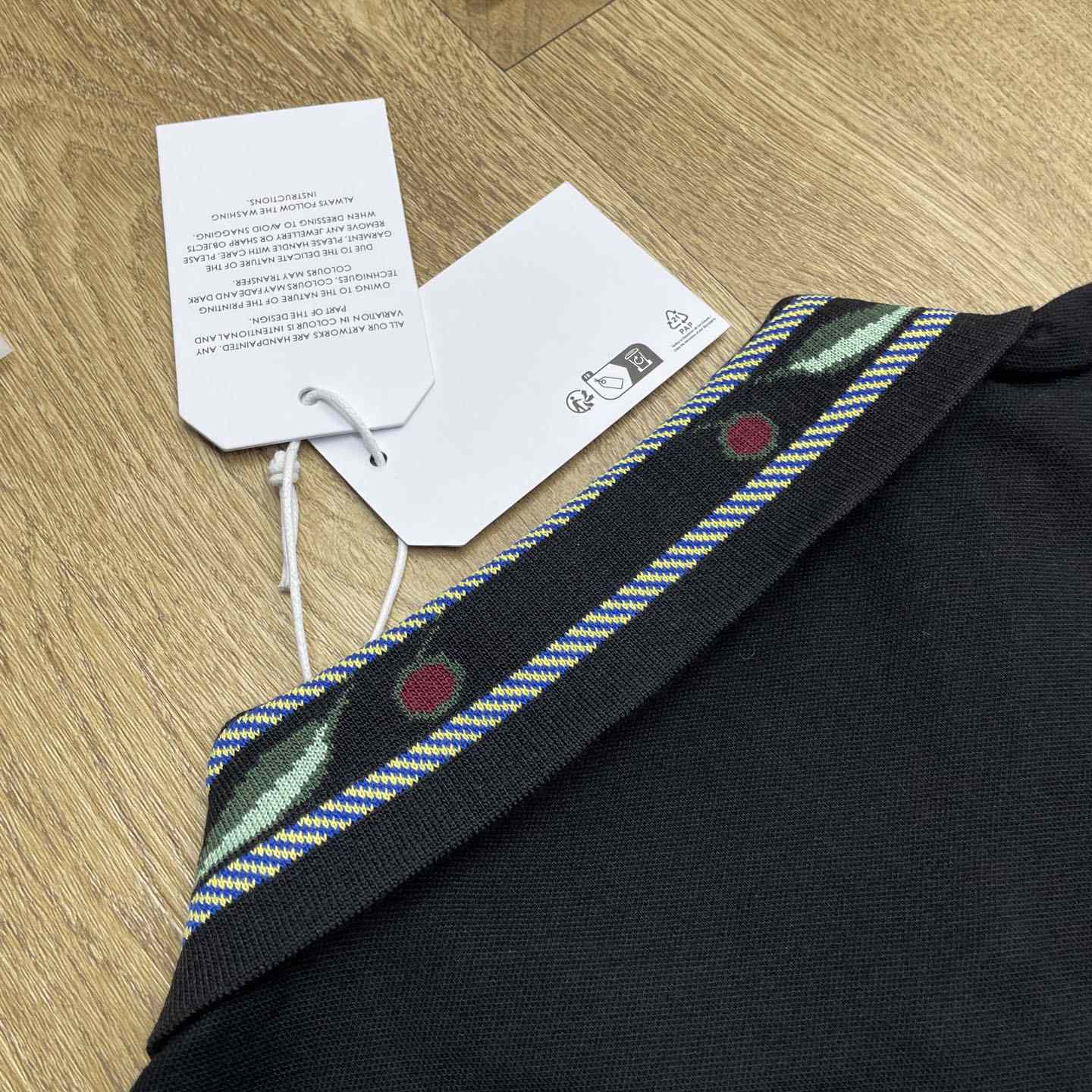 Casablanca Laurel Pique Short Sleeve Polo Shirt    c1098 - DesignerGu