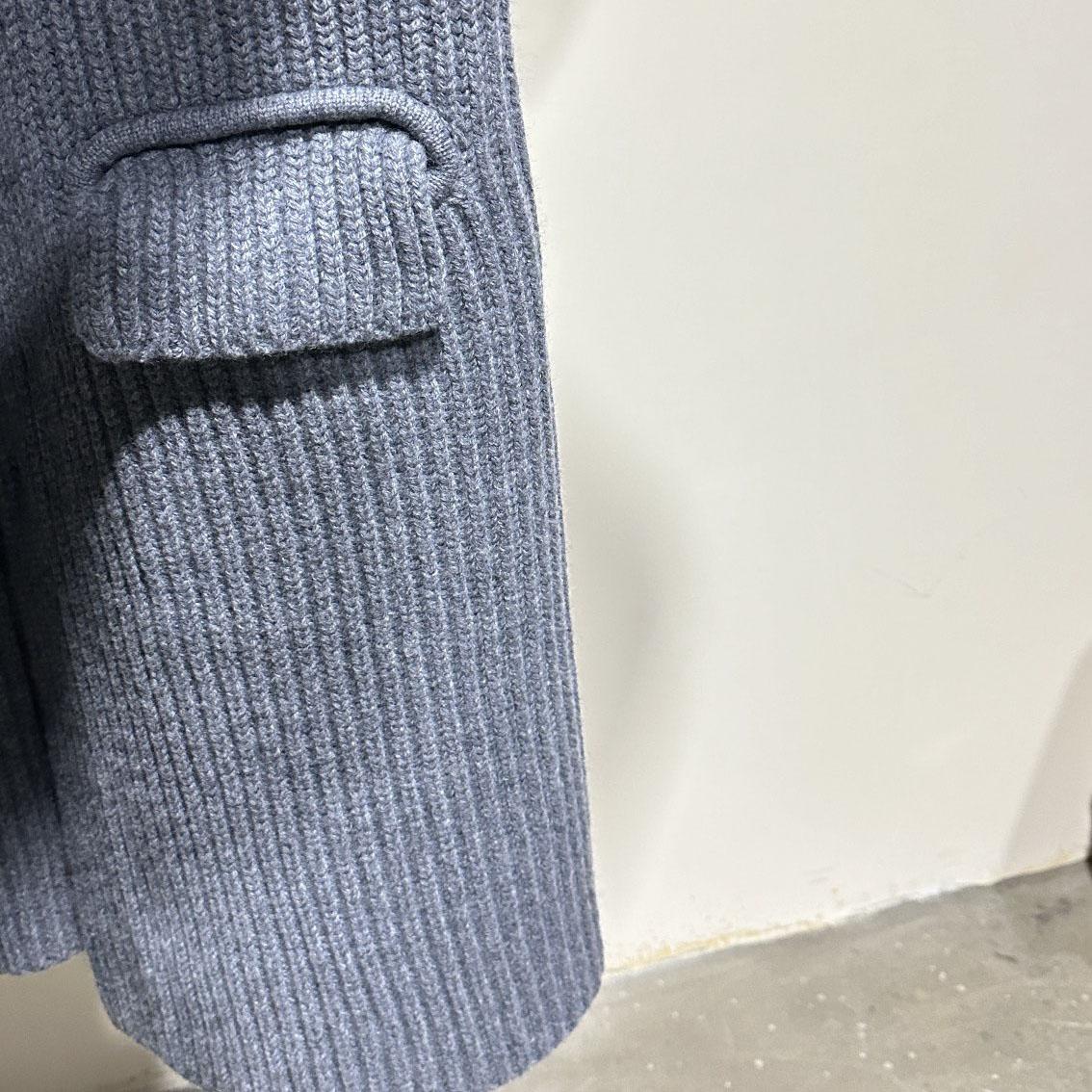 Bottega Veneta Felted Wool Knitted Coat - DesignerGu