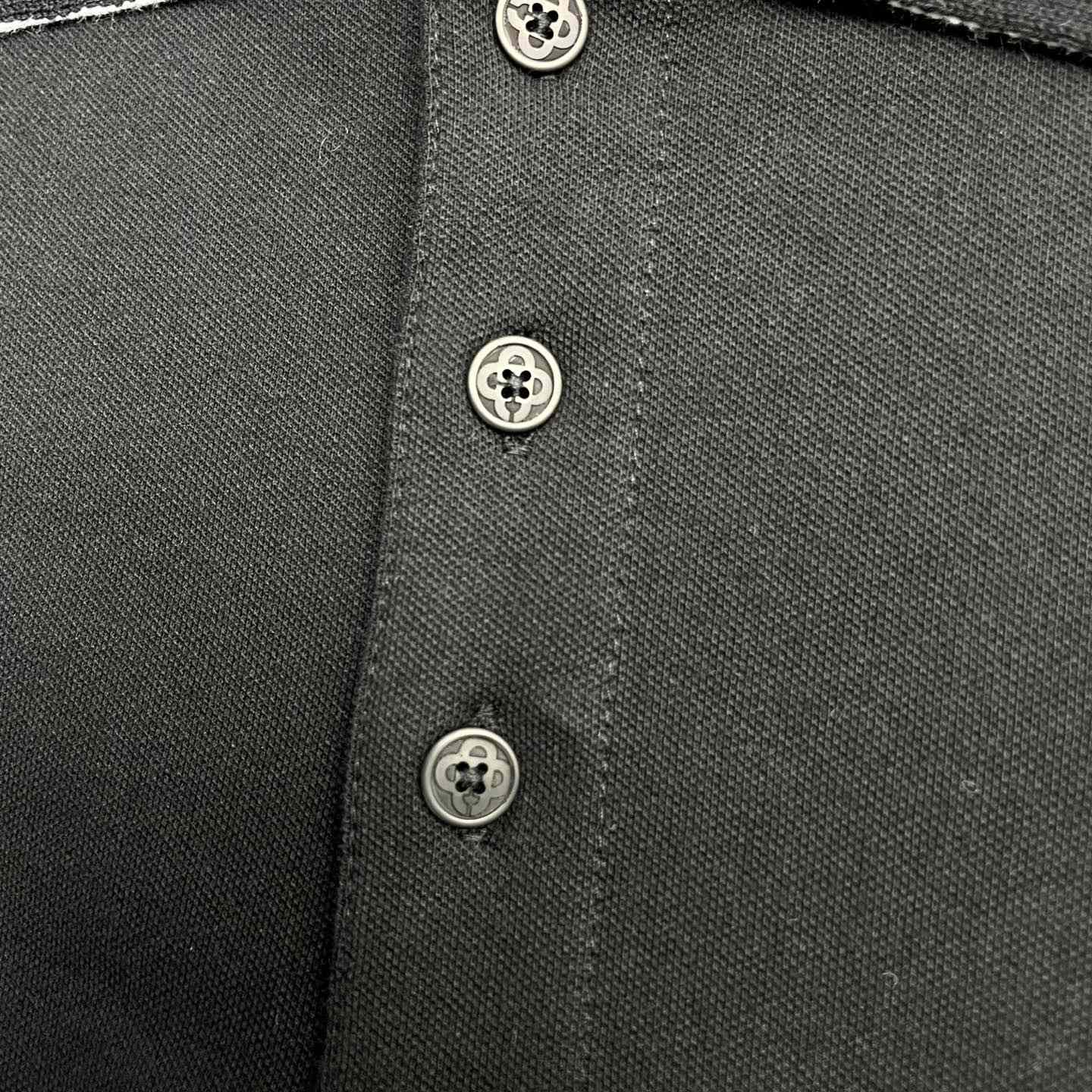 Casablanca Chenille Collar Raglan Polo Shirt   c1107 - DesignerGu