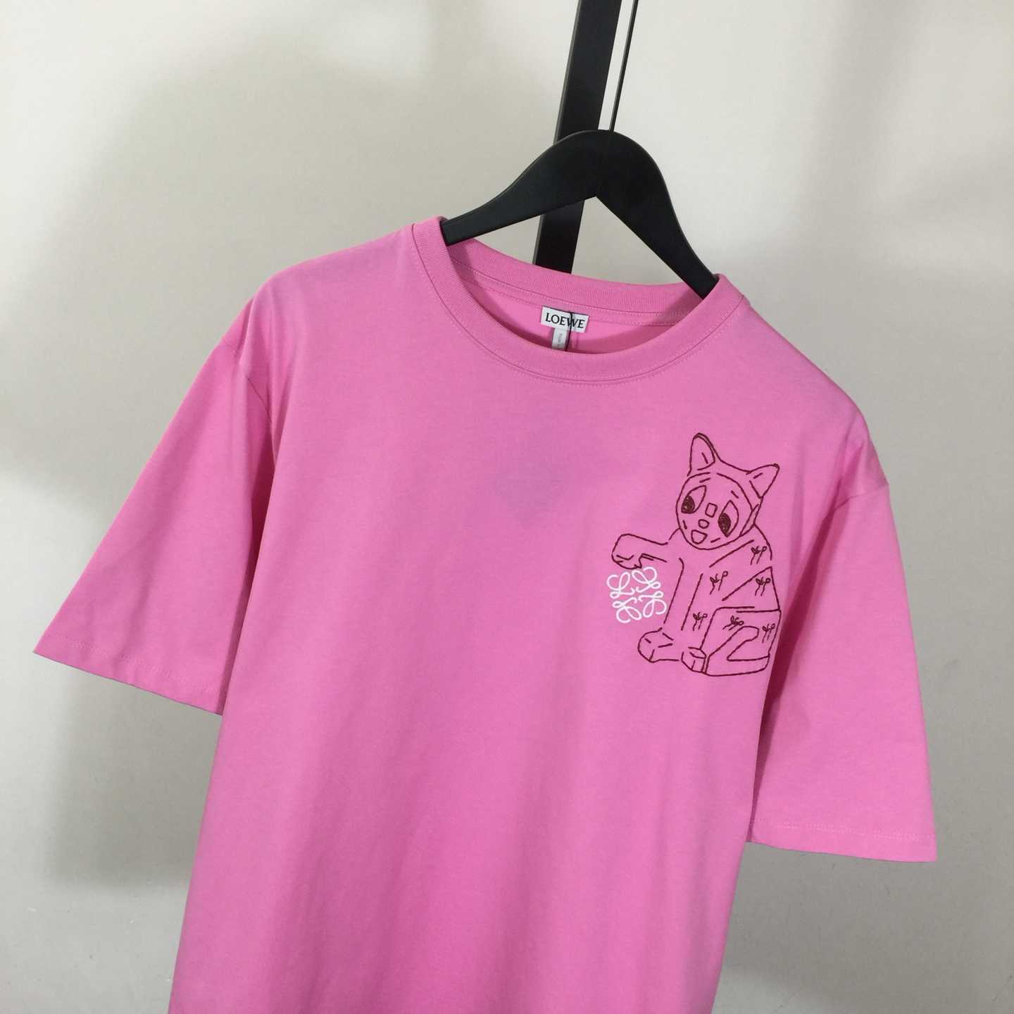 Loewe Relaxed Fit T-shirt In Cotton - DesignerGu