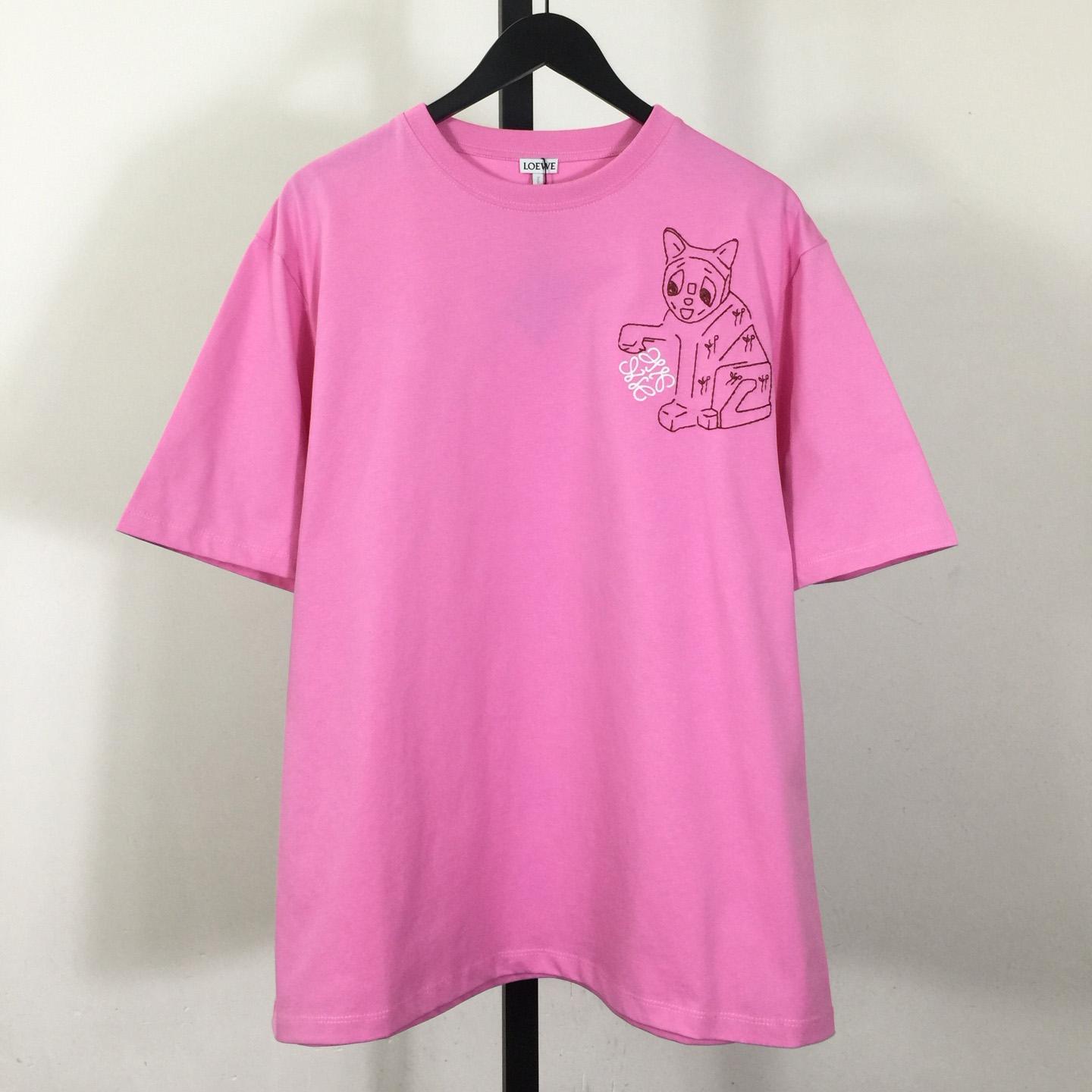 Loewe Relaxed Fit T-shirt In Cotton - DesignerGu