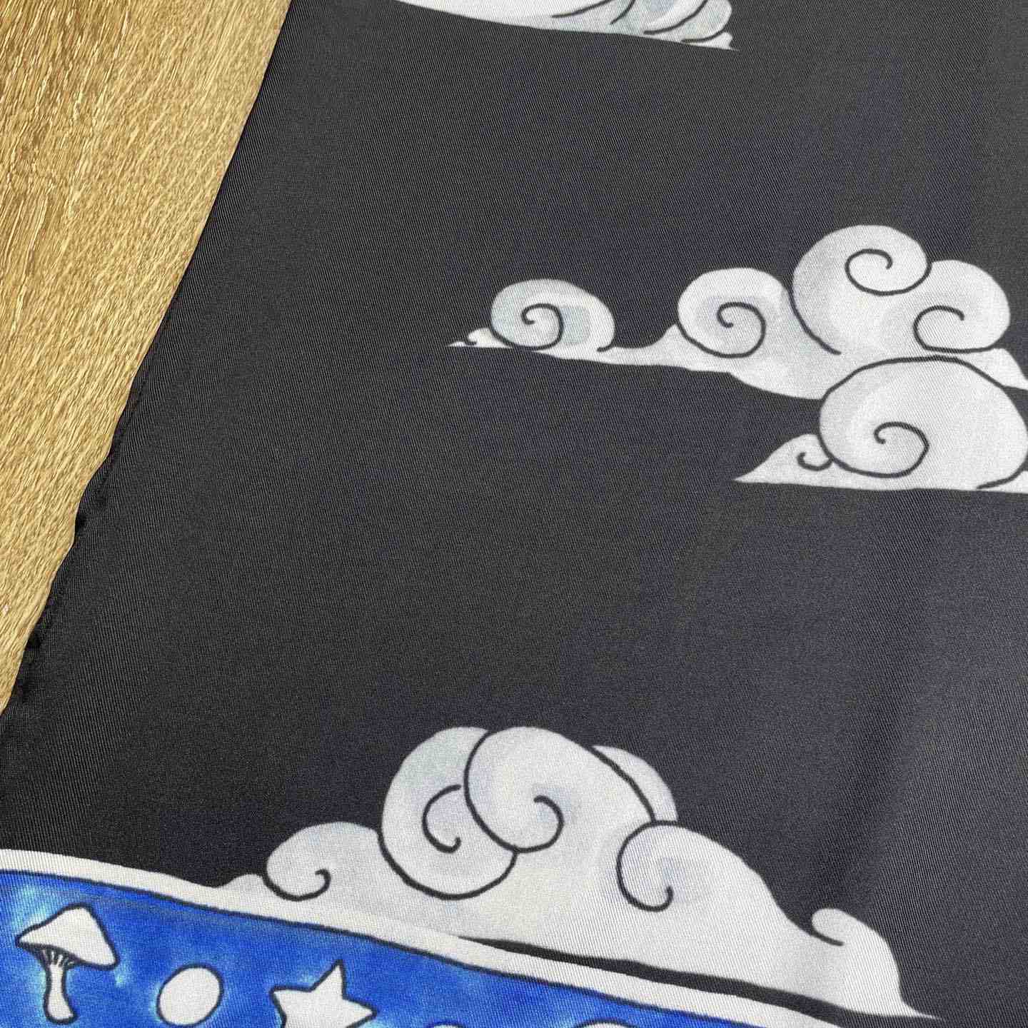 Casablanca The Four Elements Long Sleeve Silk Shirt   CA3546 - DesignerGu